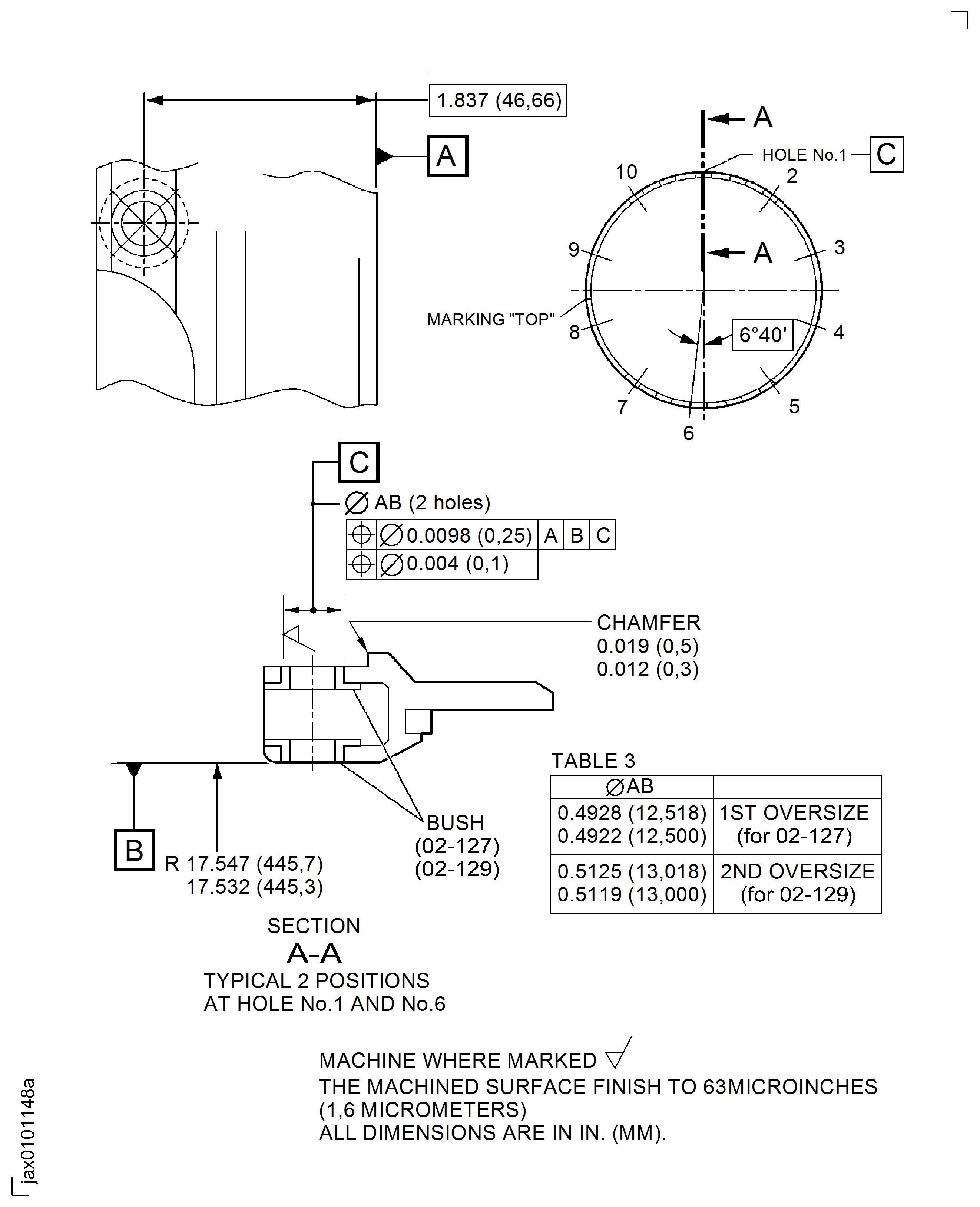 Replace The Bush Of The Valve Ring Assembly (For Oversized Bush, Repair Part 5A2233 And 5A2234, Assembly B)