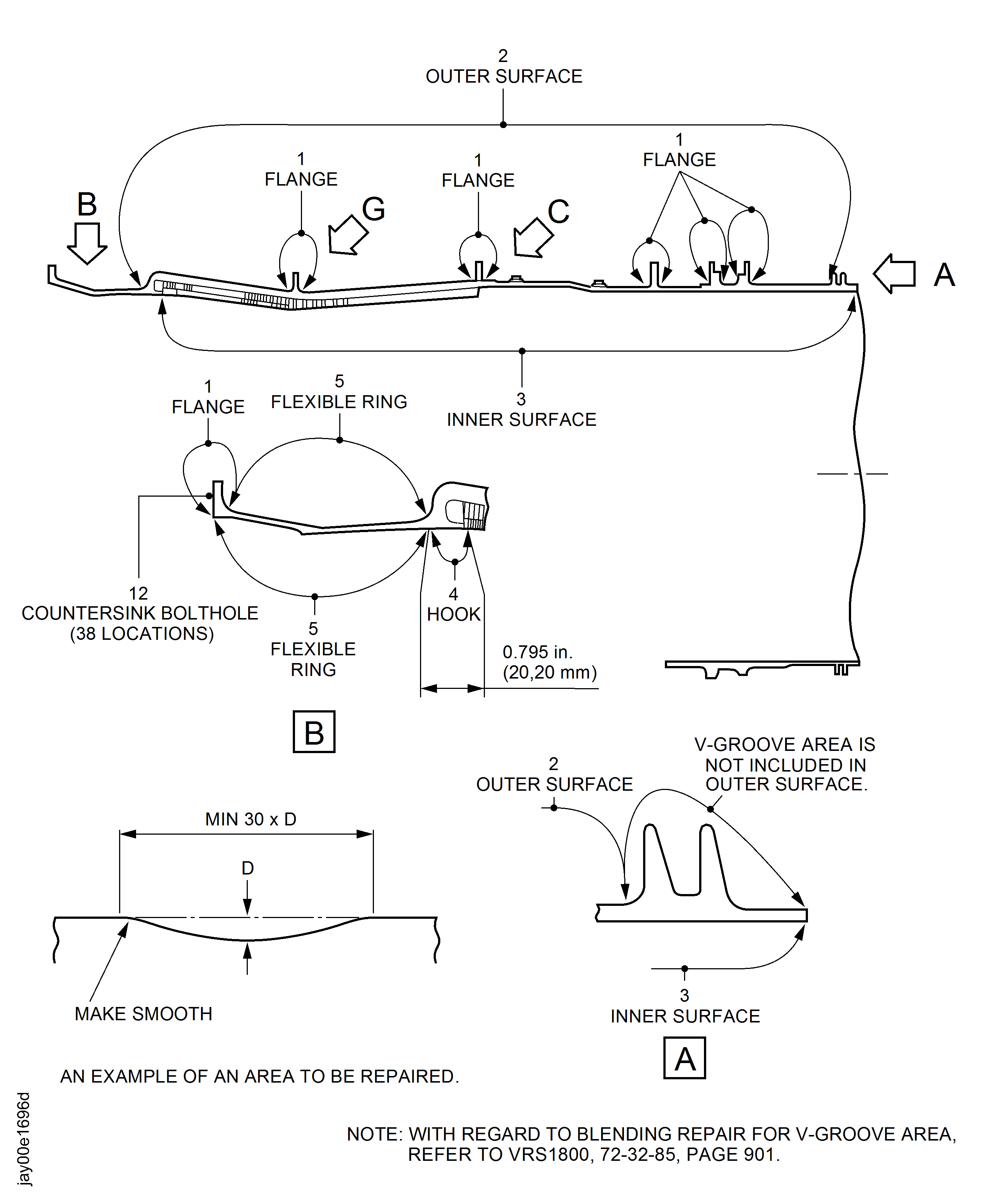 Repair Details and Dimensions