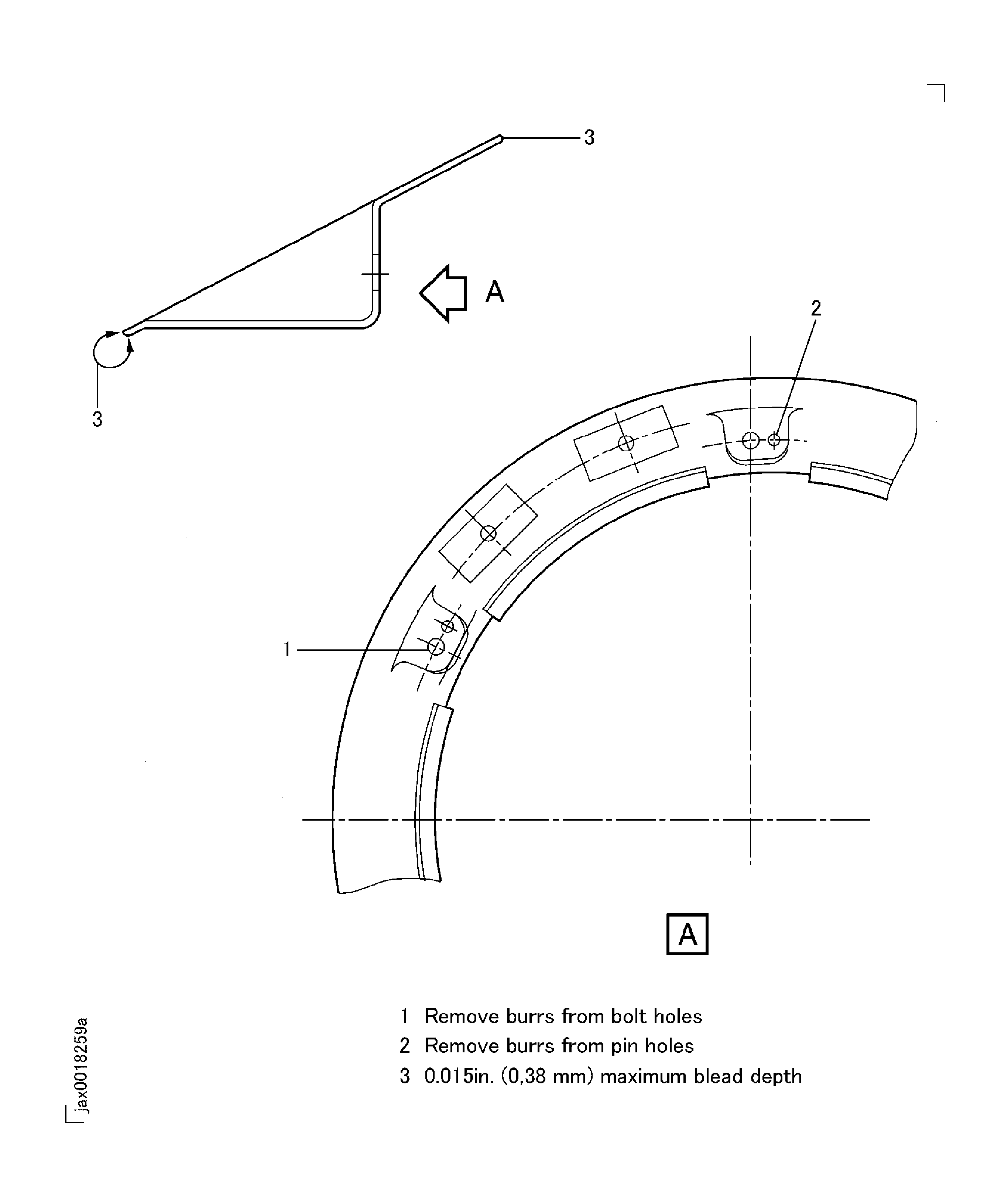Inlet cone fairing - Repair limits