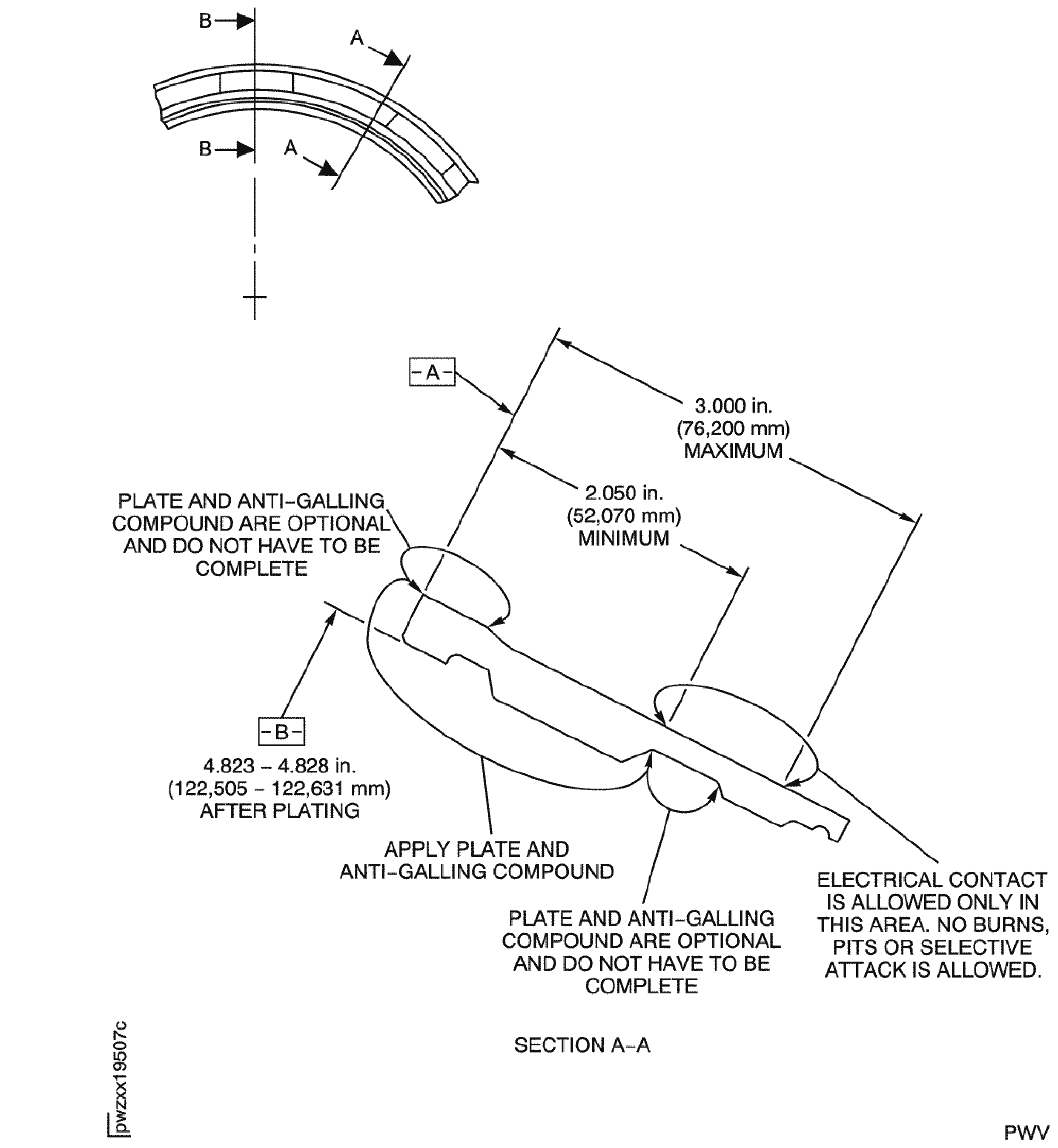 Repair Details and Dimensions (For PN 2A0145 and 2A2247 Only)