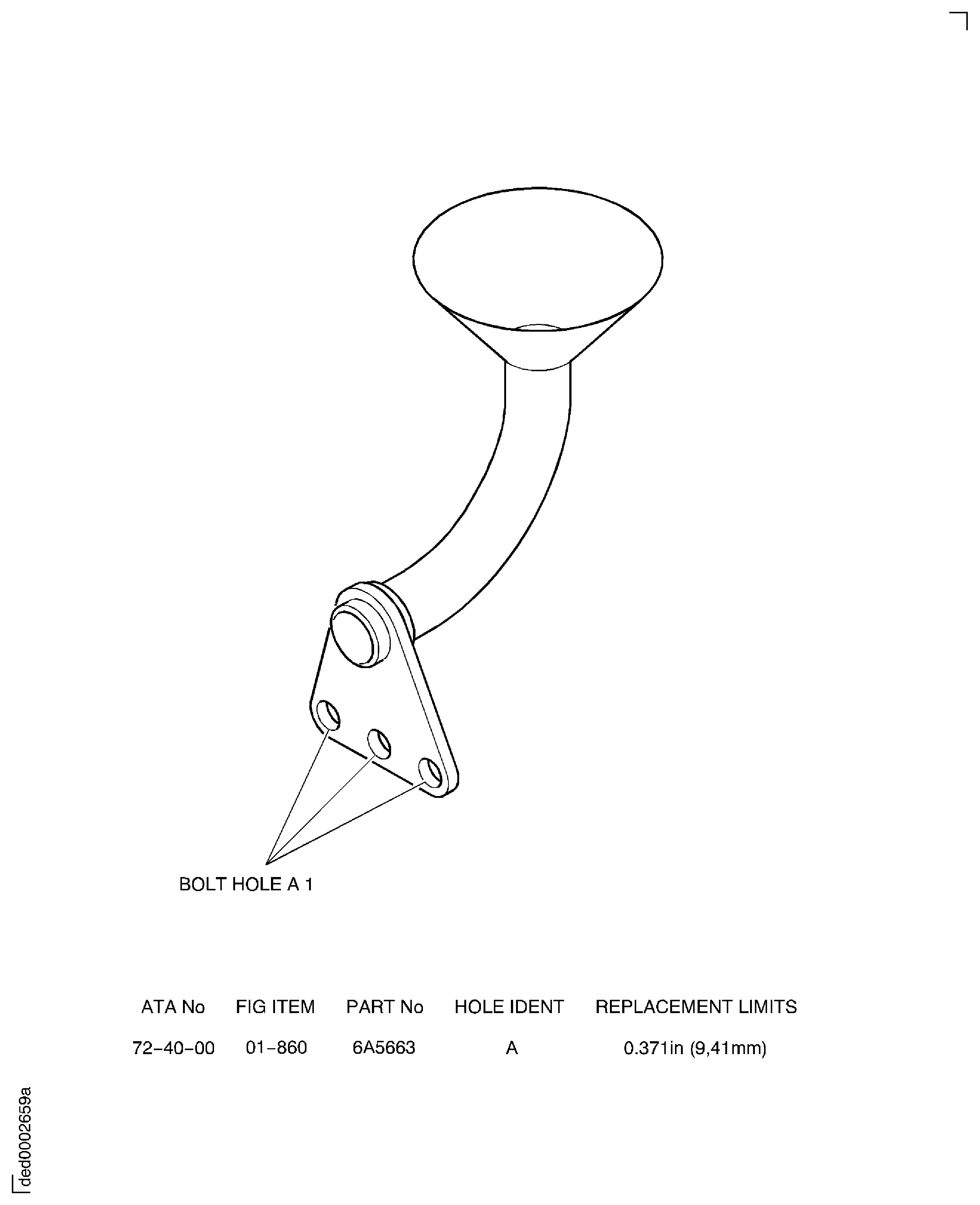 Inspection of air deflector funnel