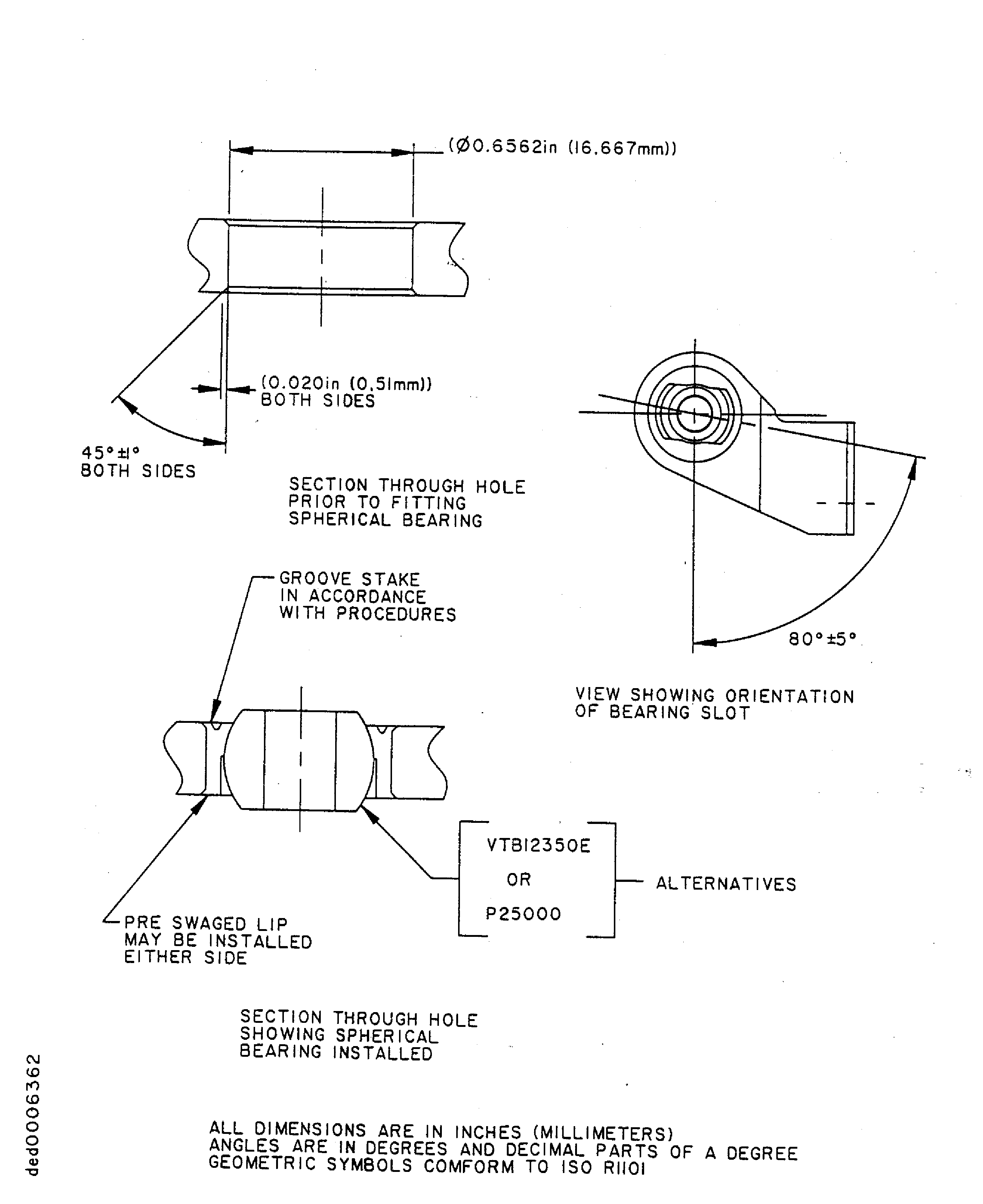Install the Spherical Bearing - Assemblies A