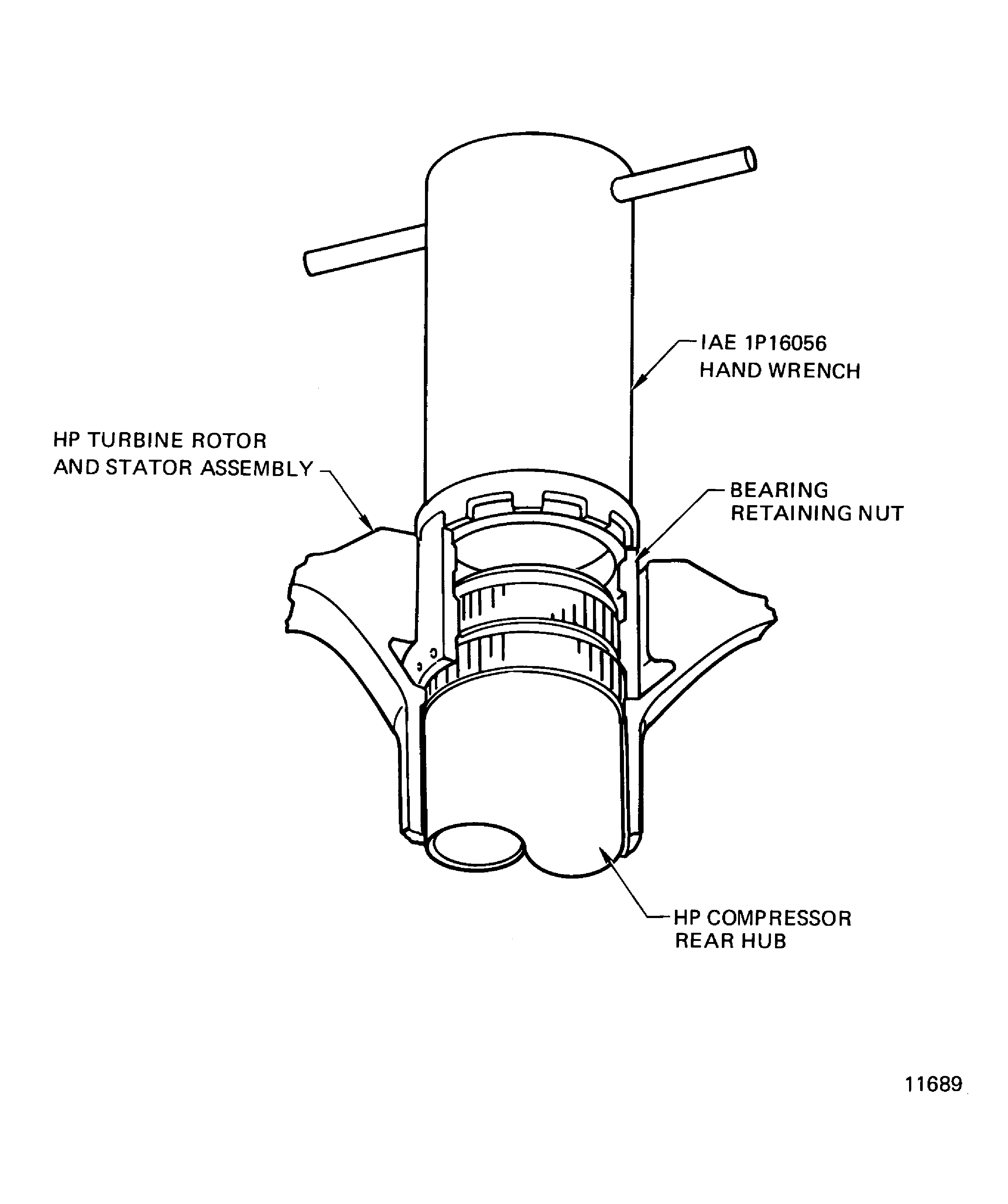 Remove the Bearing Retaining Nut