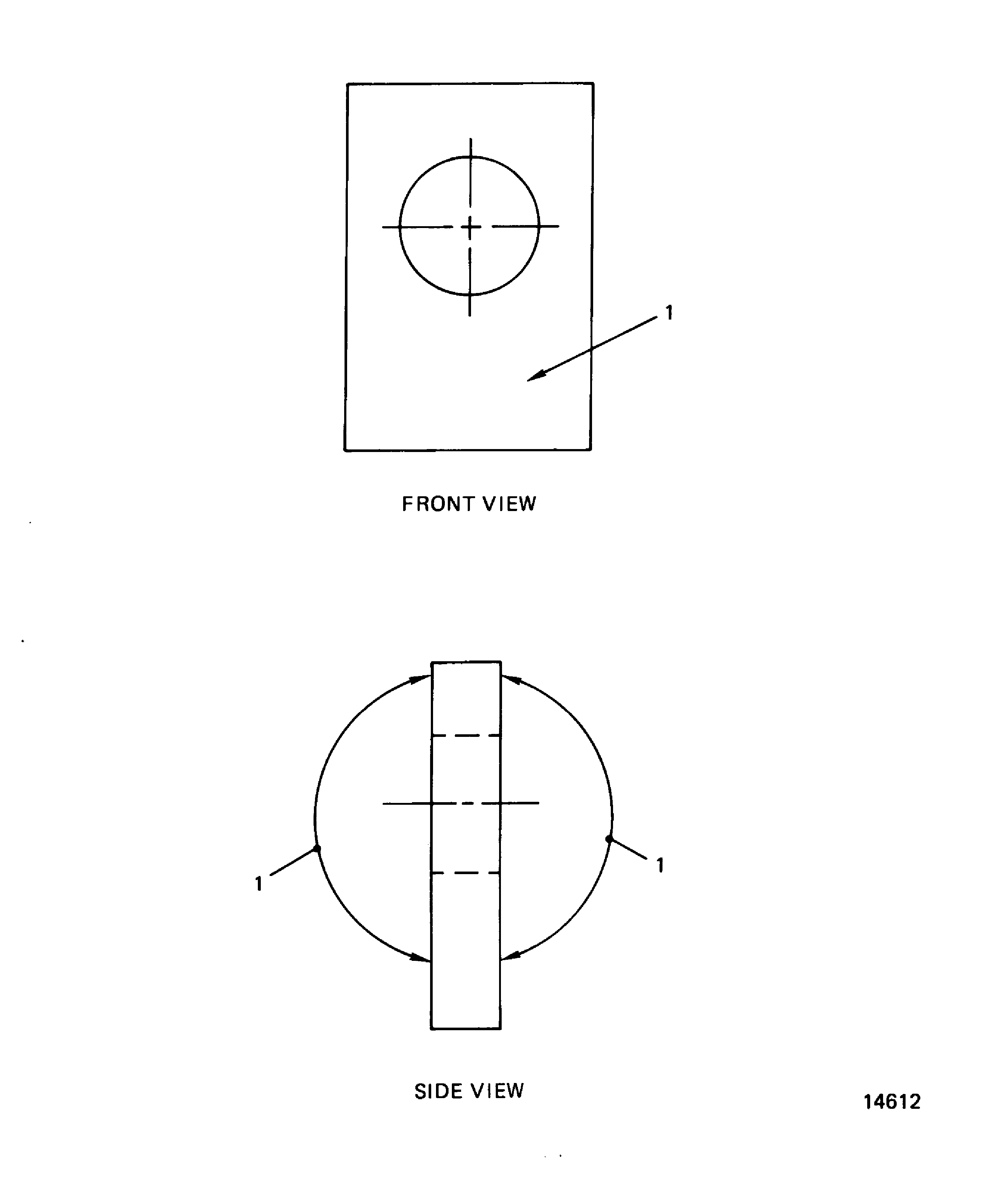 Location at the combustion chamber clamp spacer