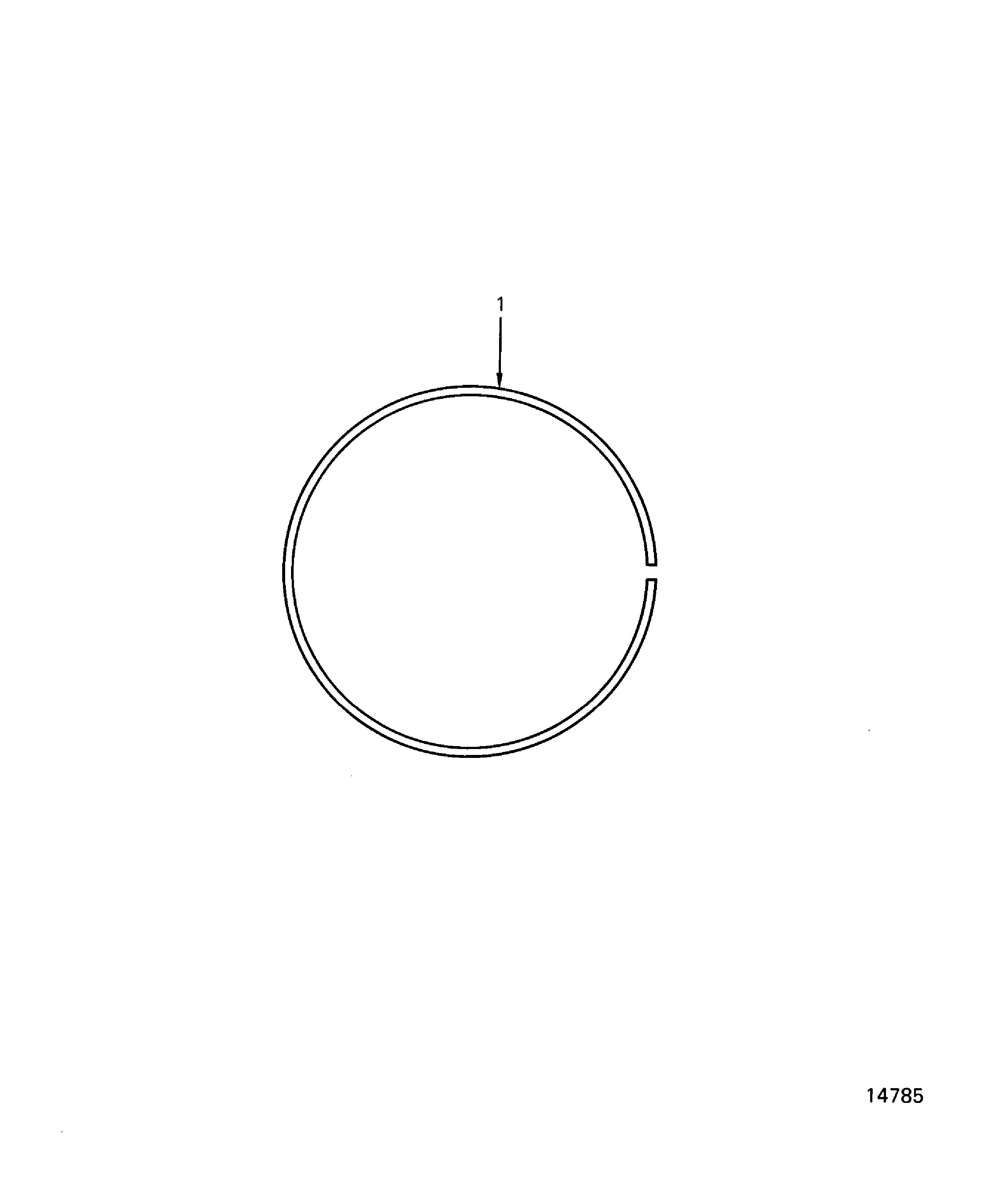 Retaining ring inspection locations