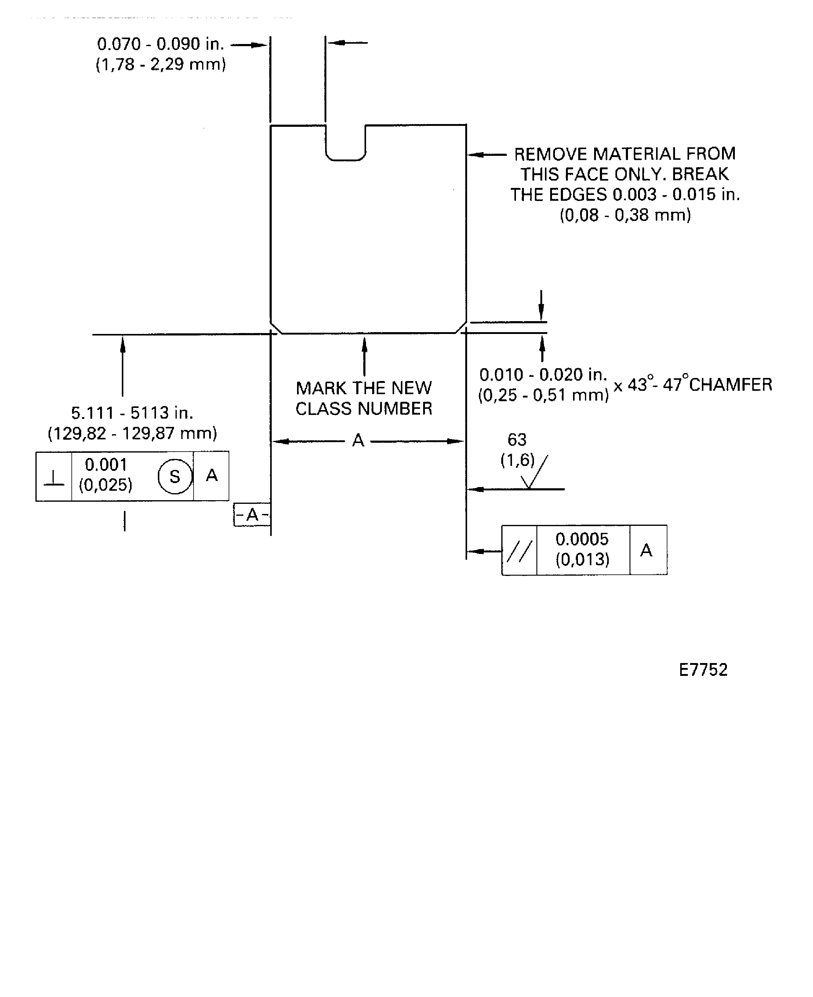 Machine the Thickness of the Spacer