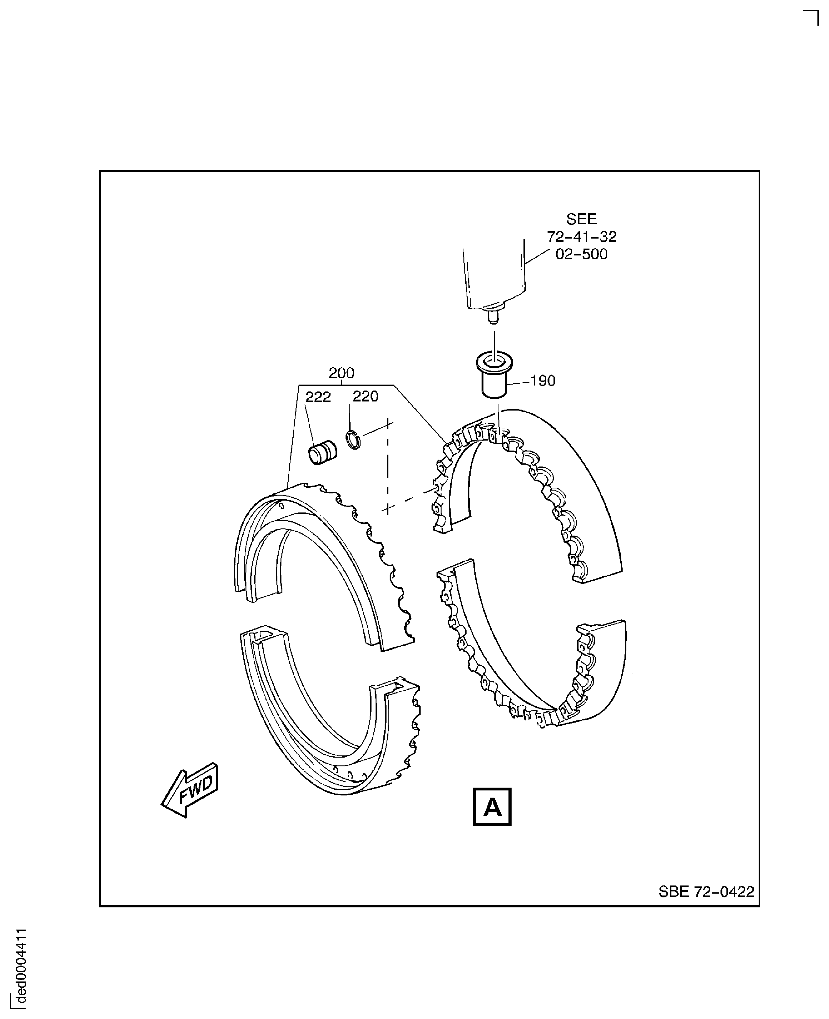 VARIABLE VANE INNER SHROUD