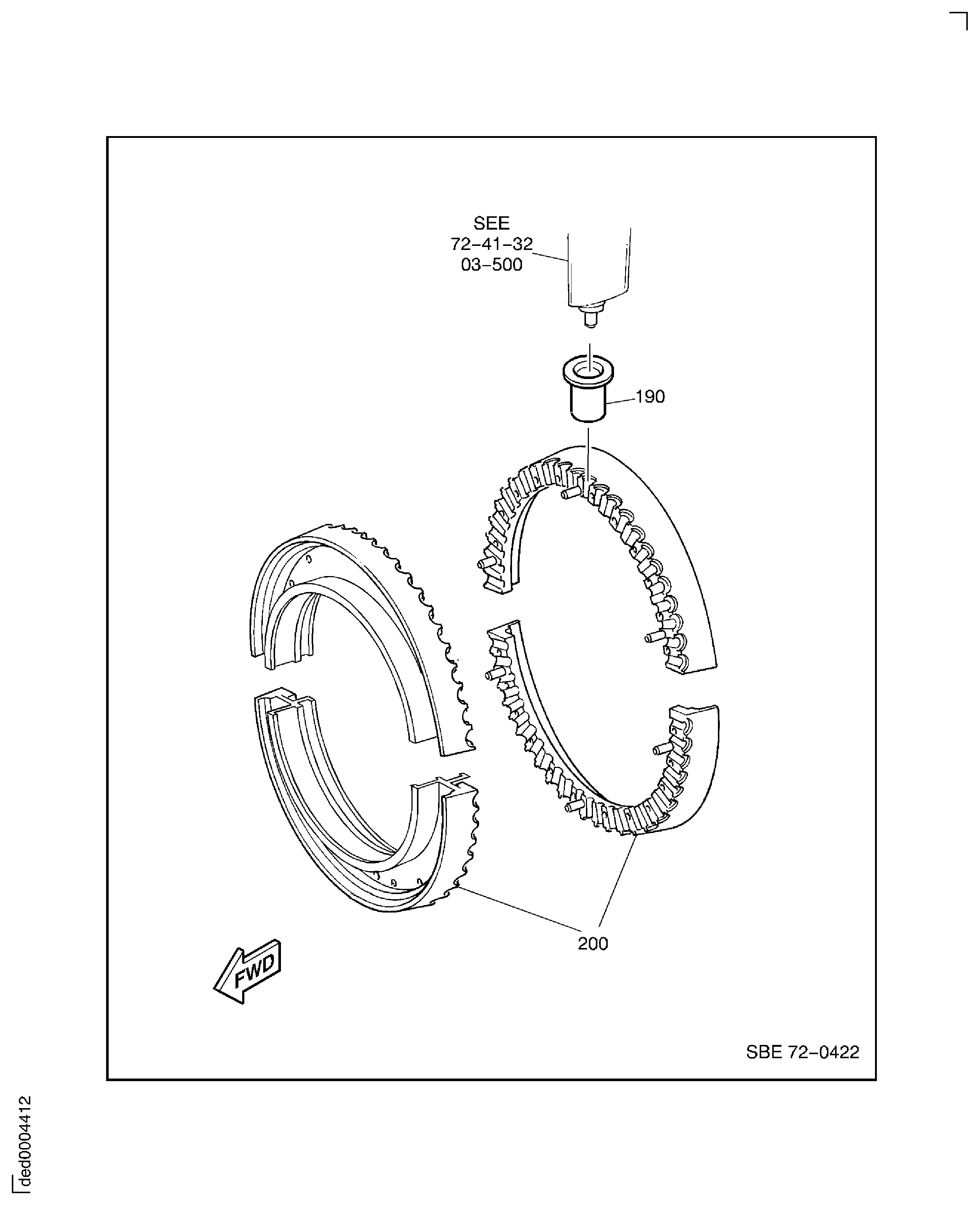 VARIABLE VANE INNER SHROUD