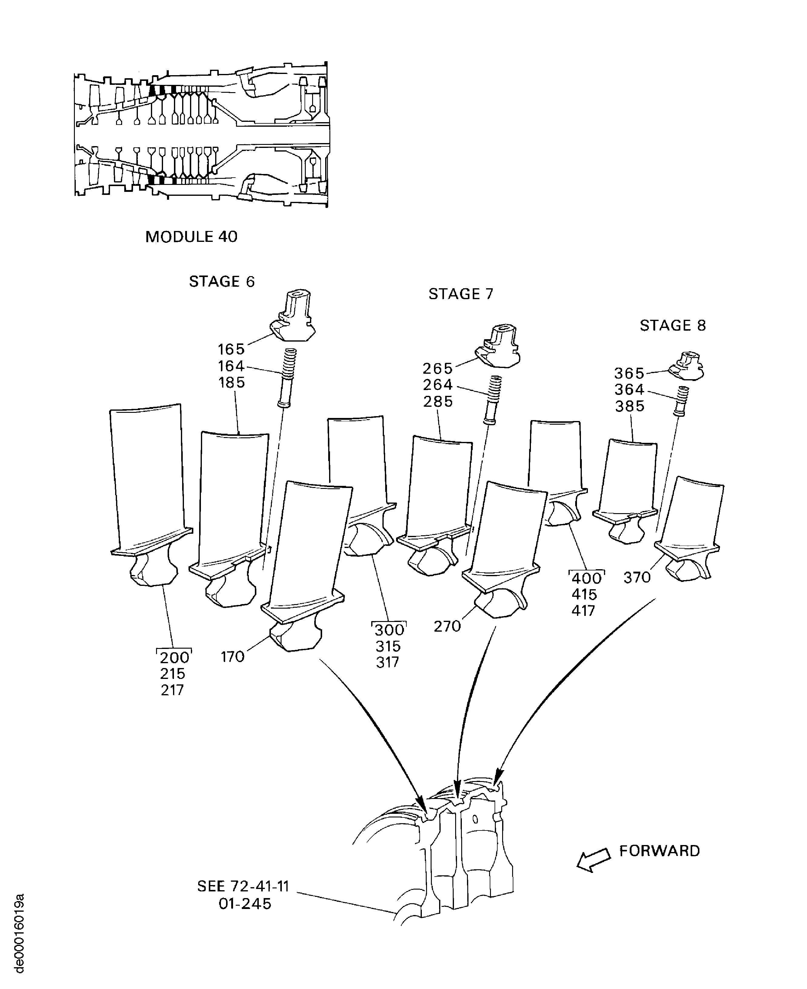HP COMPRESSOR BLADES