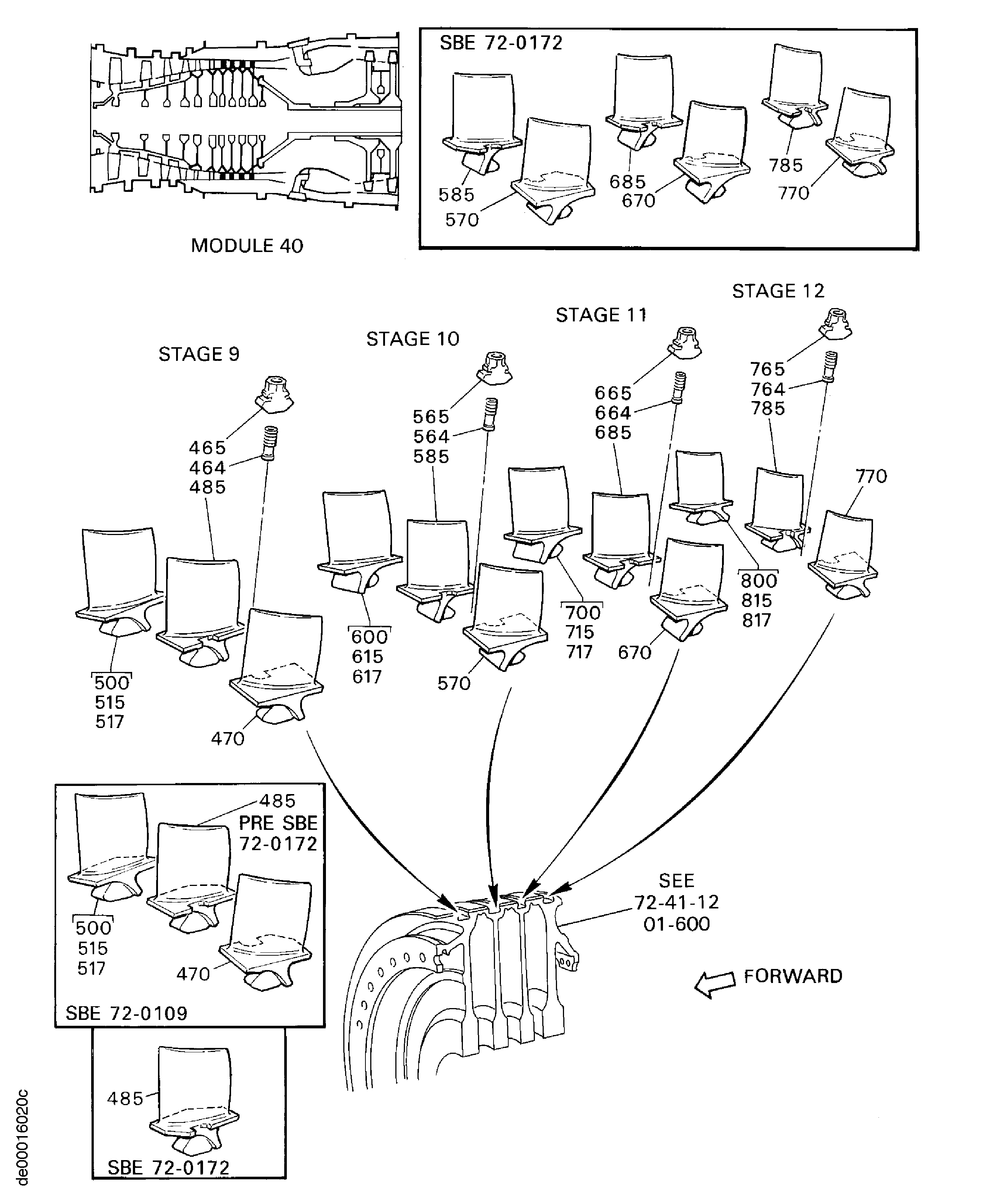HP COMPRESSOR BLADES