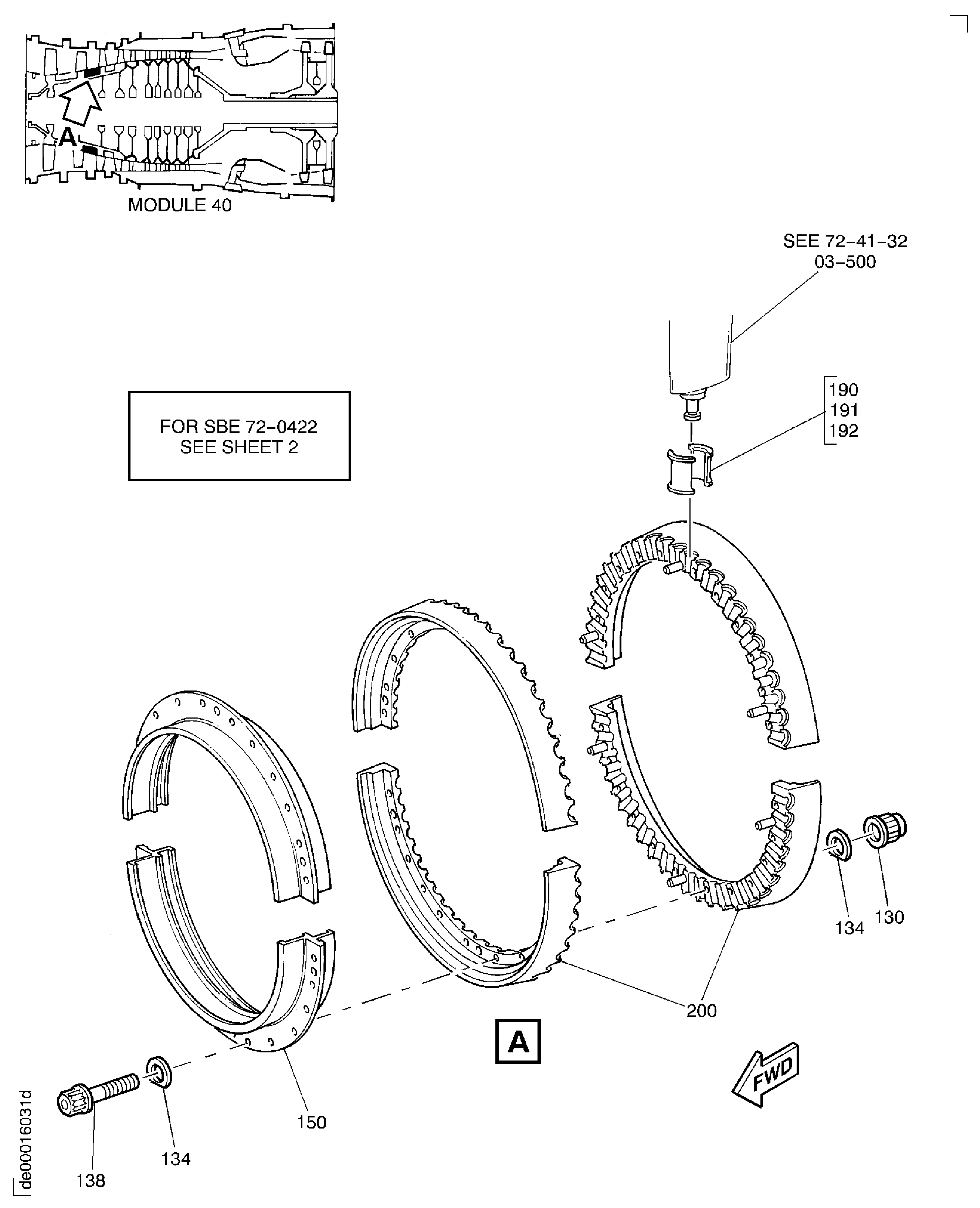 VARIABLE VANE INNER SHROUD