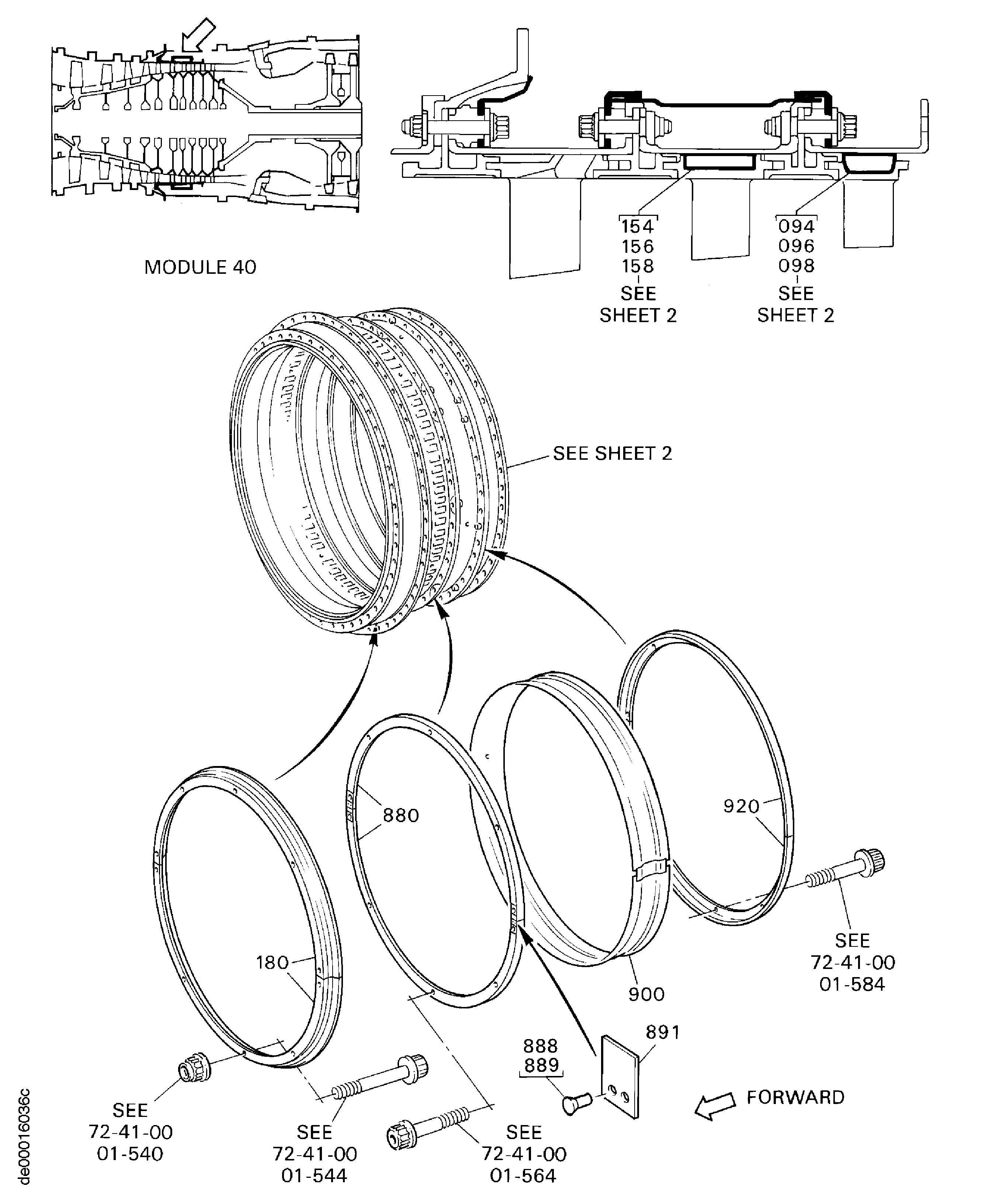 HP COMPRESSOR RING CASES