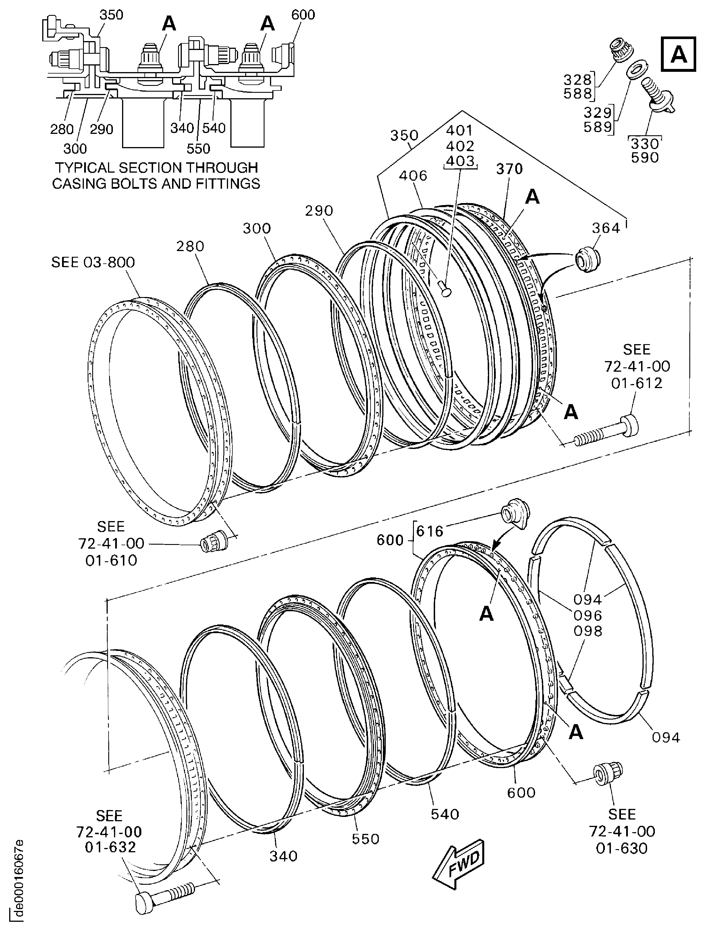 HP COMPRESSOR RING CASES