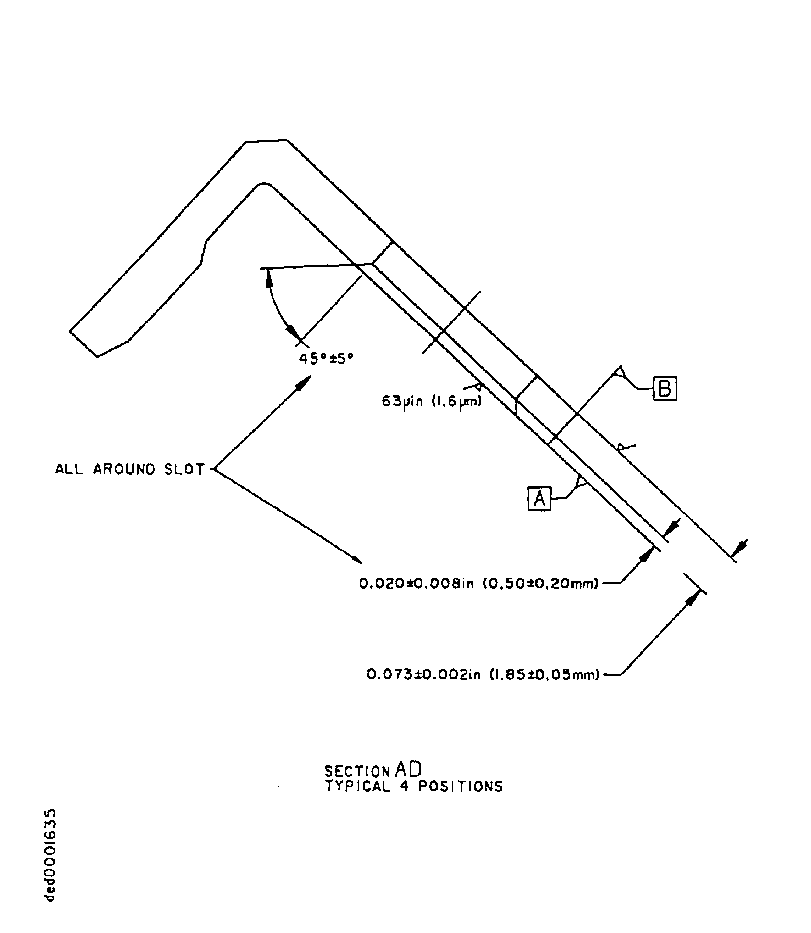 Repair details and diamensions, Assembly A