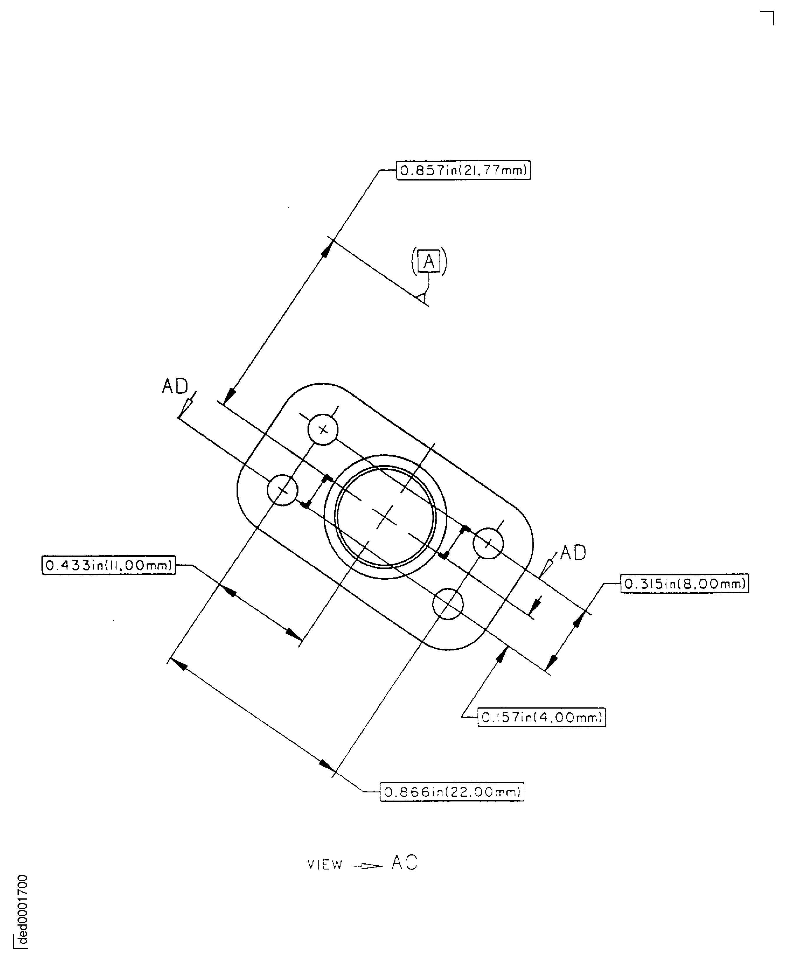 Repair Details and Dimensions - Assembly A