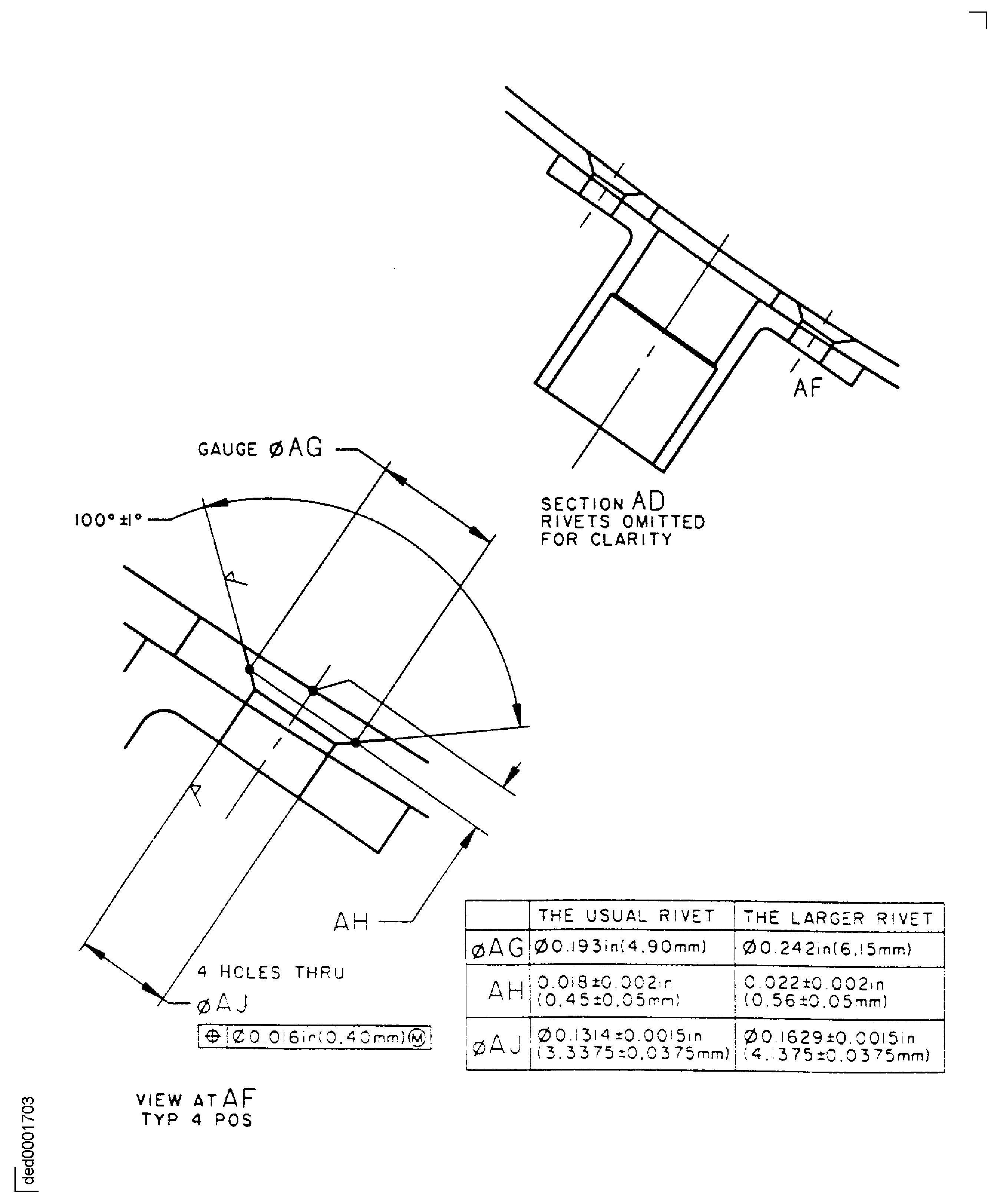 Repair Details and Dimensions - Assembly A