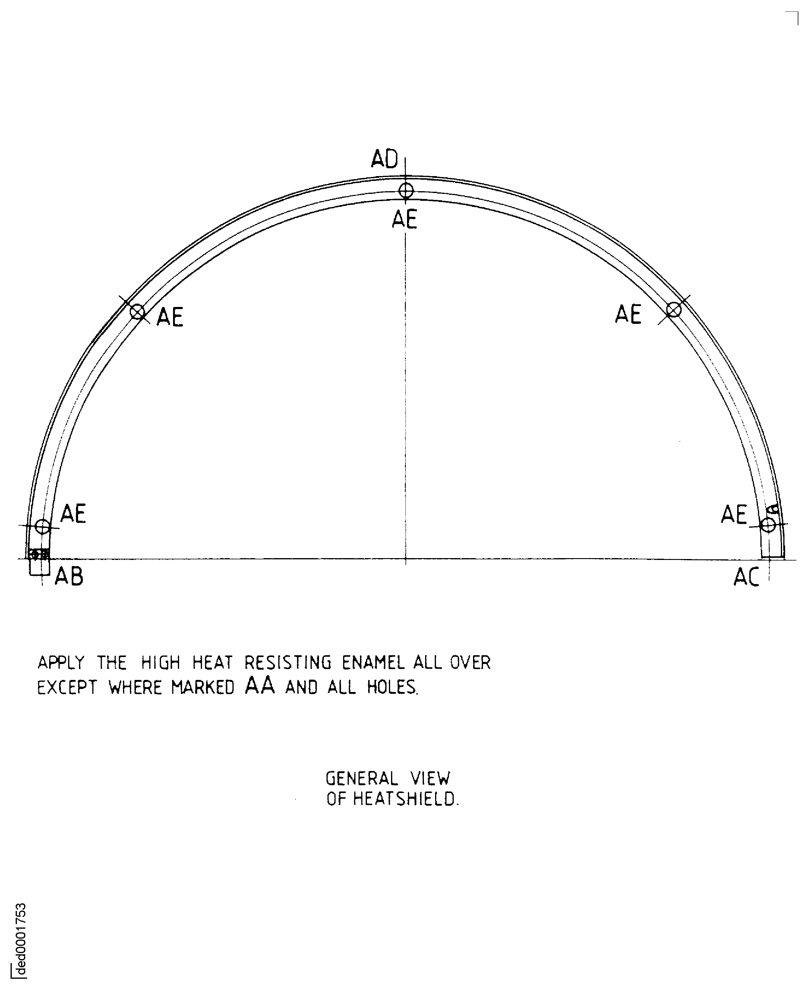 Repair details and dimensions - Assembly A
