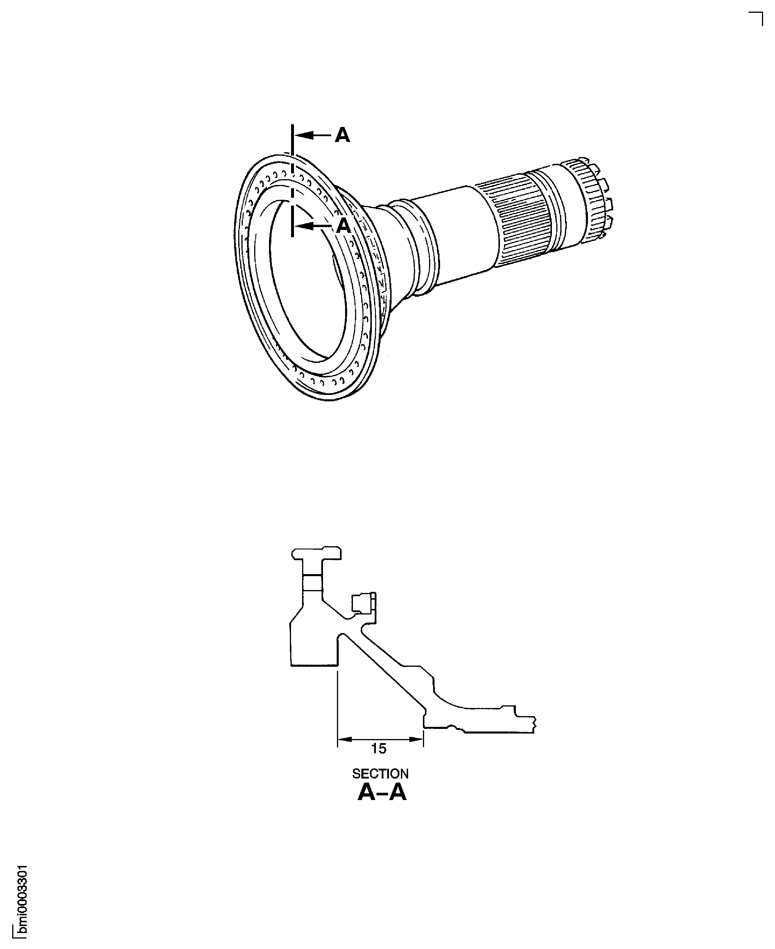 HPC Rear Shaft Inspection Location