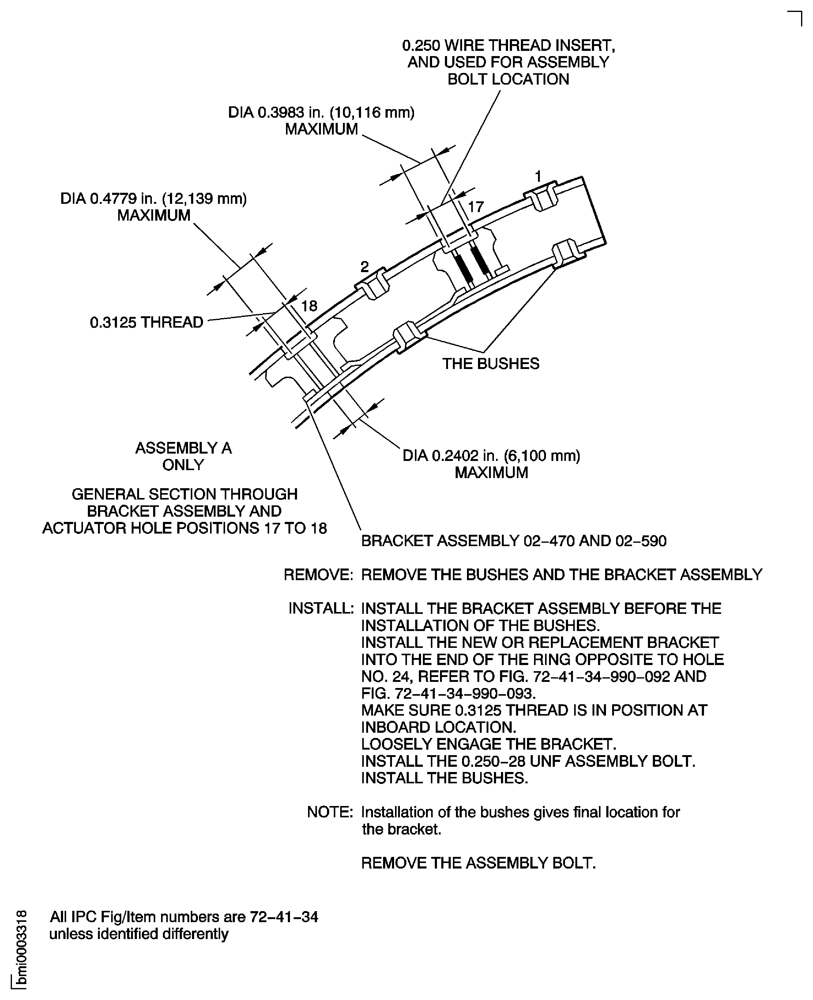 Repair Details and Dimensions