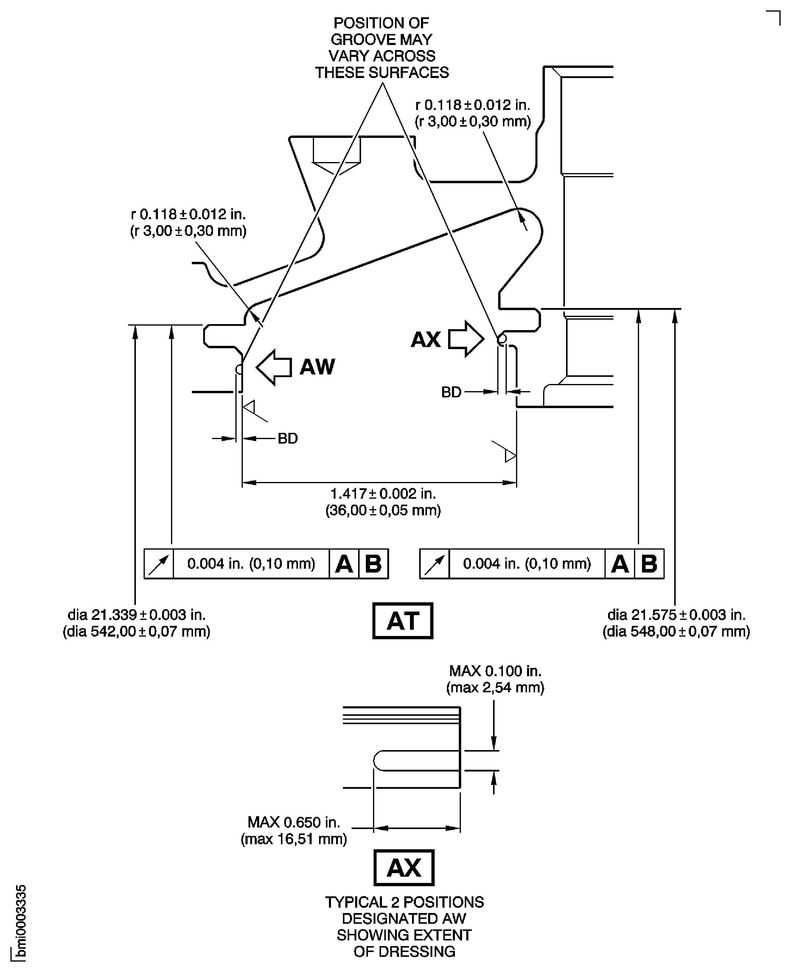 Repair Details and Dimensions - Assembly B and Assembly C