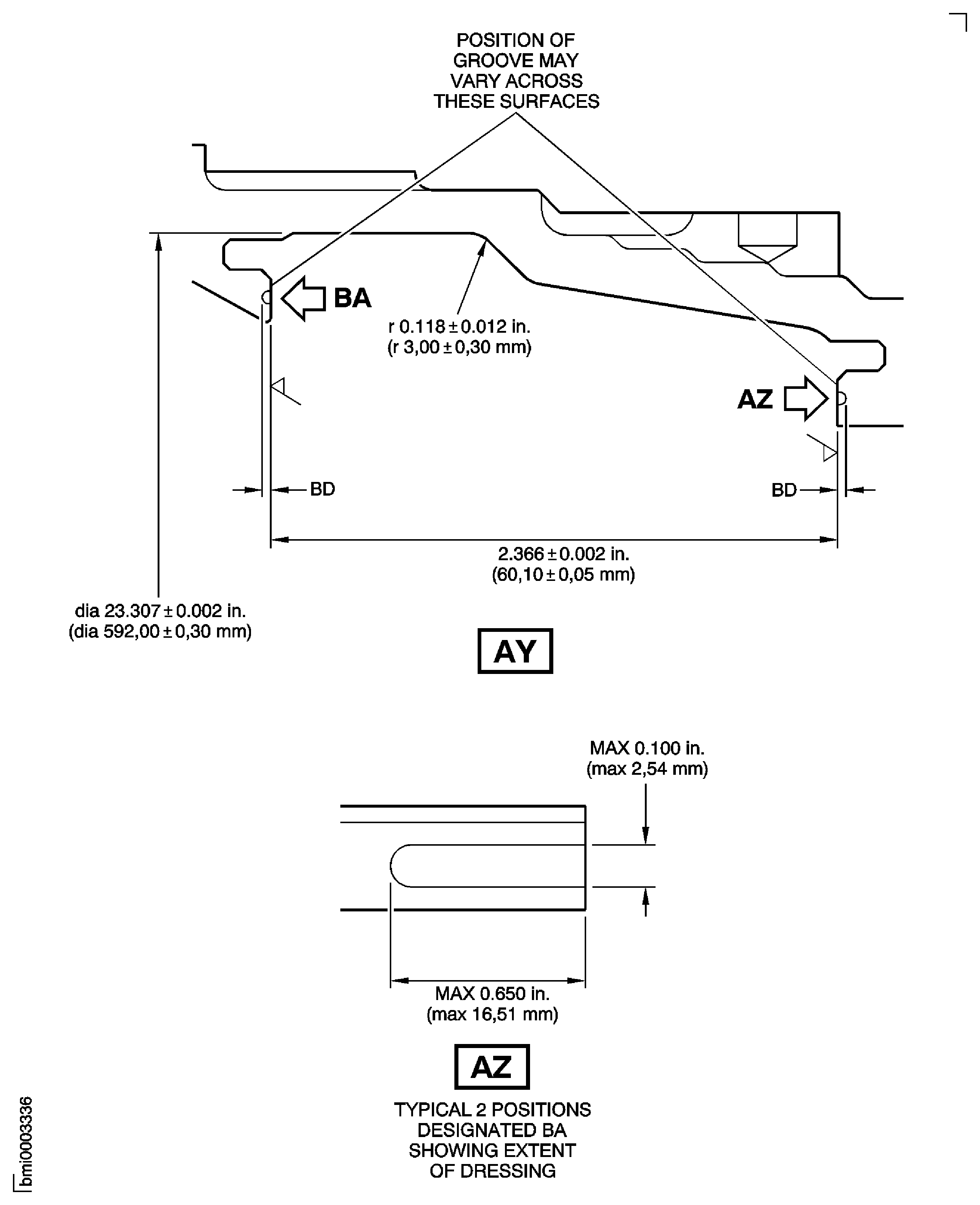 Repair Details and Dimensions - Assembly B