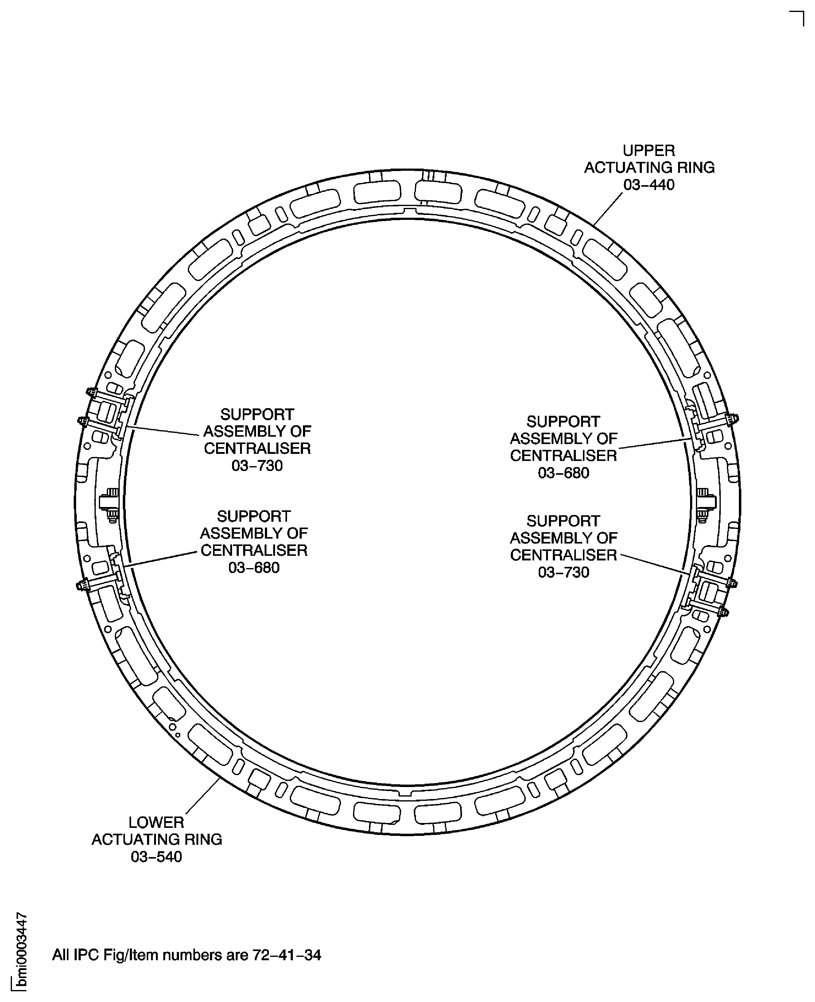 Remove the Stage 3 Actuating Ring Bridging Pieces