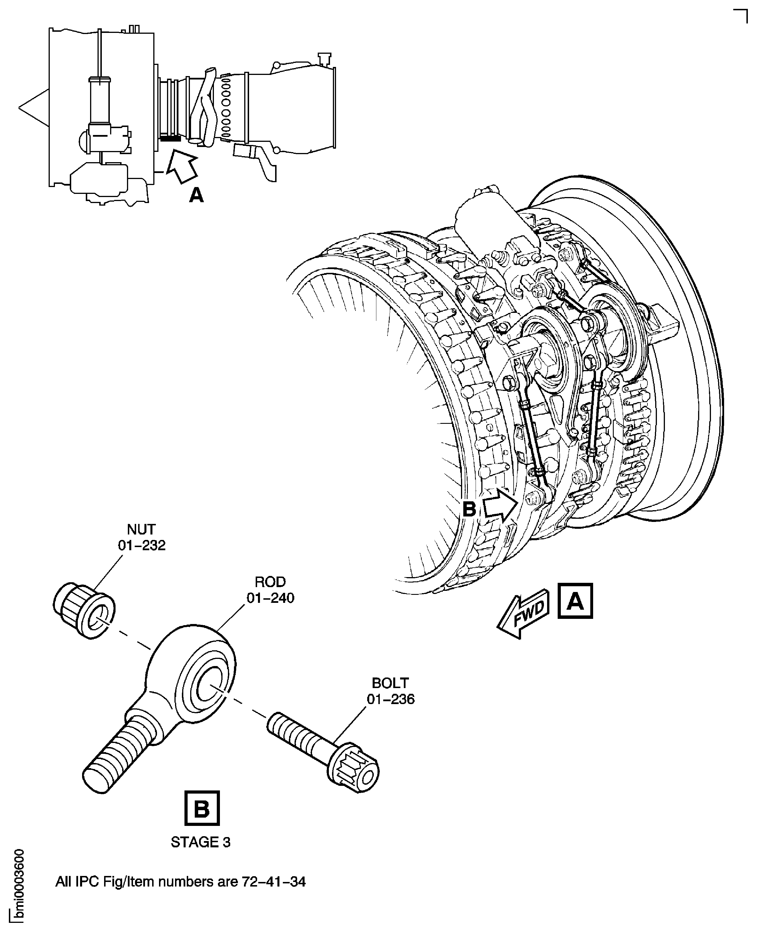VSV Crankshaft and Unison Rings - Disconnect Stage 3 Control Rod