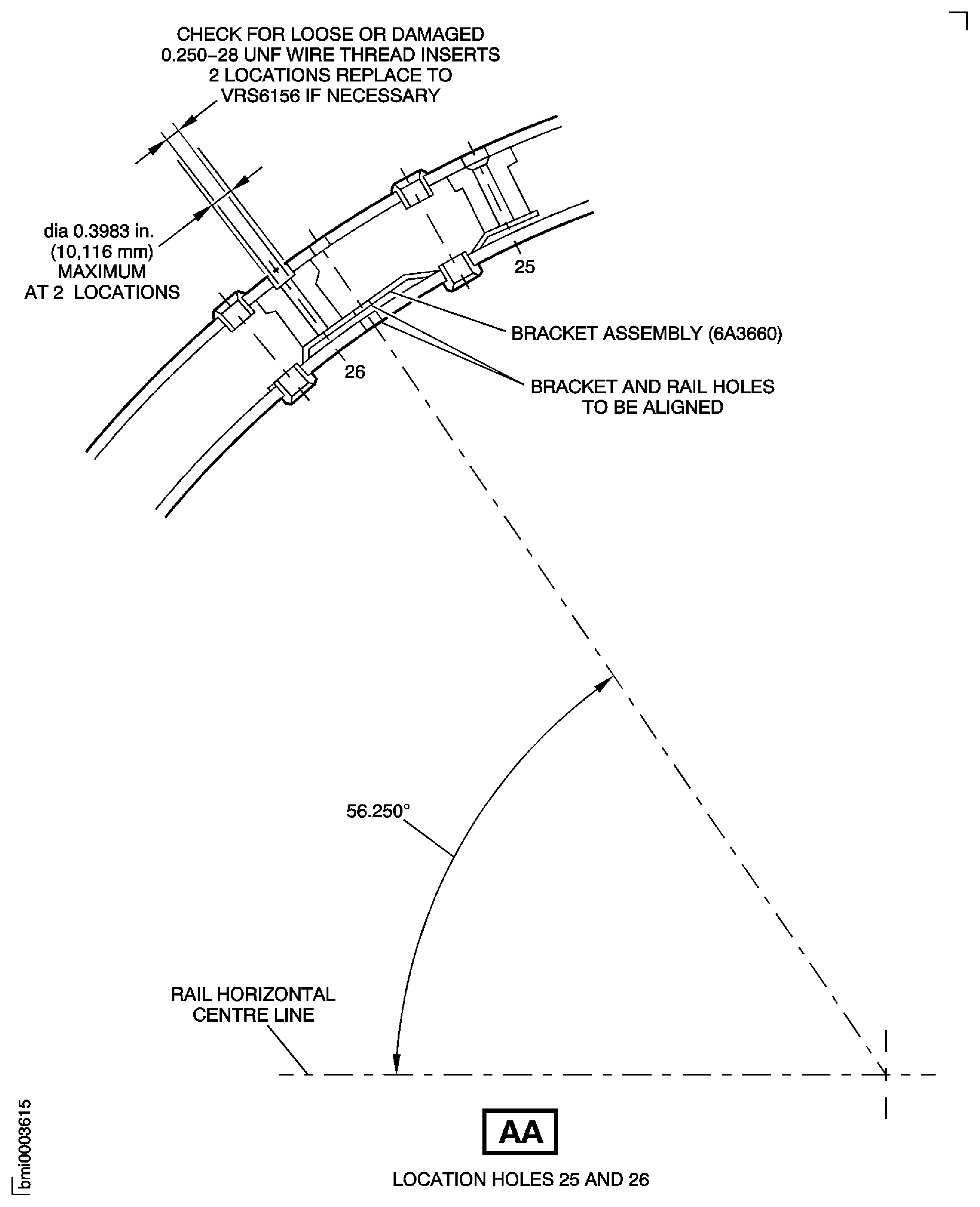 Pre SBE 72-0385: Repair Details and Dimensions - Assembly A and Assembly C