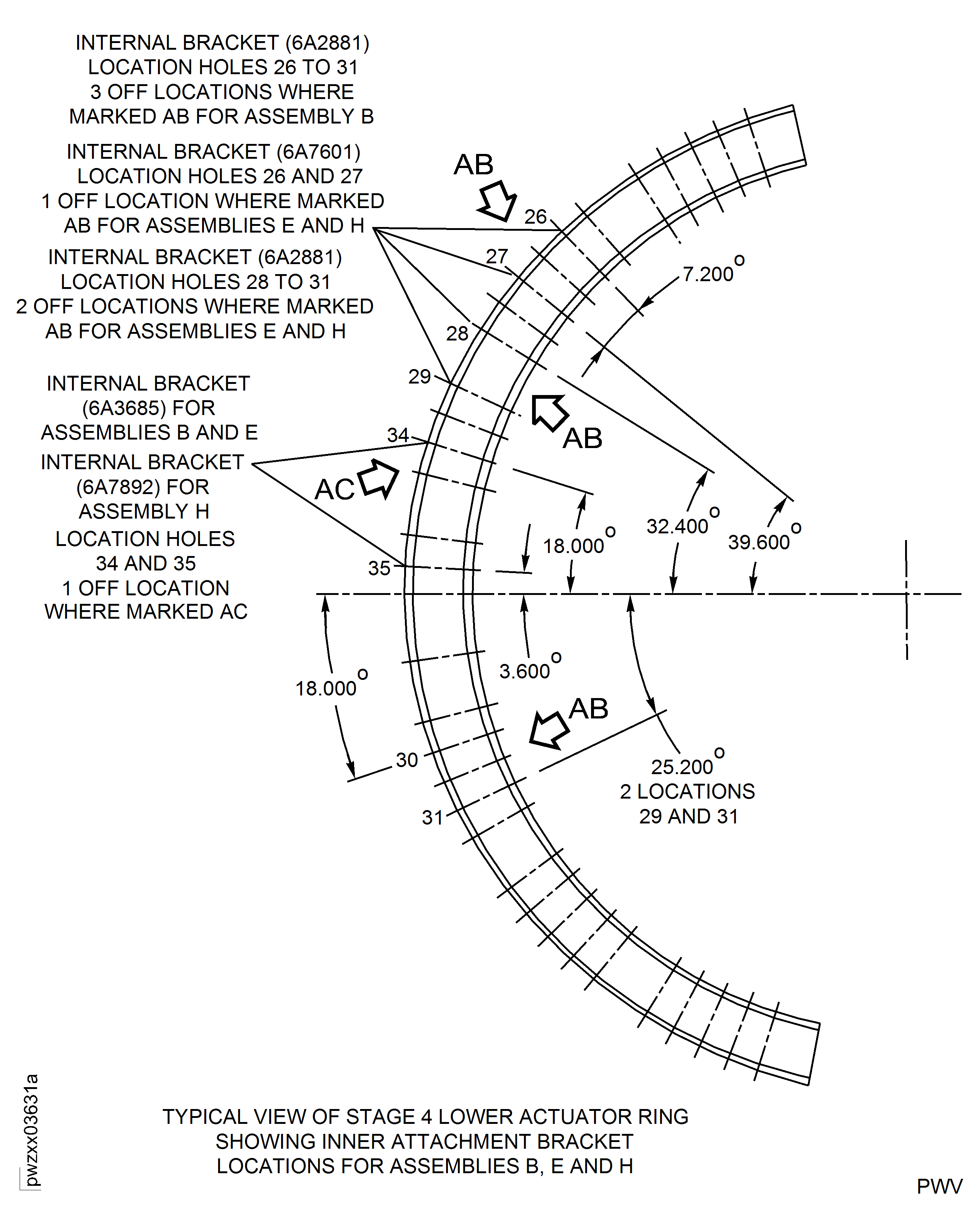 Repair Details And Dimensions - Assembly B, Assembly E And Assembly H