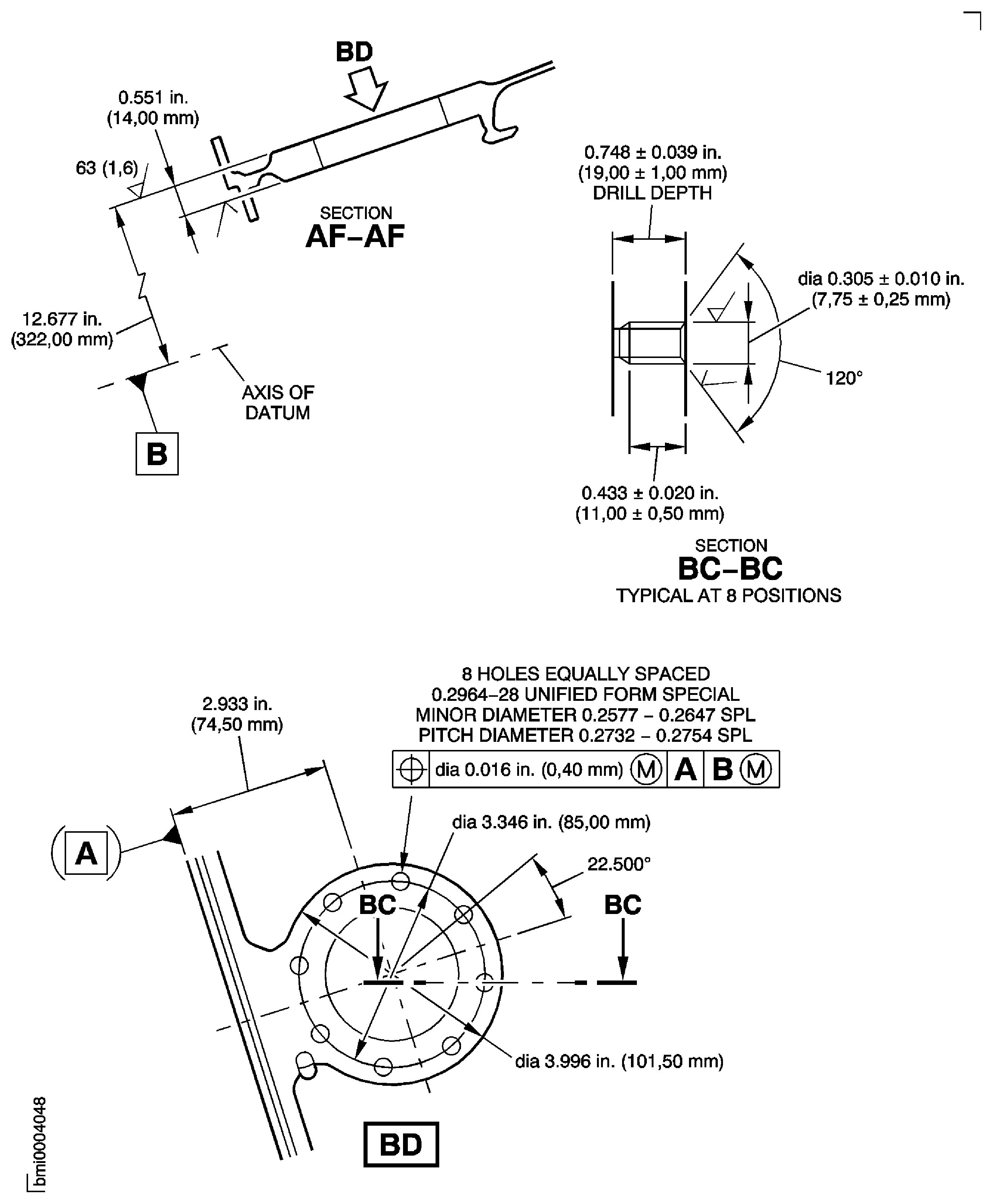 Repair Details and Dimensions Assembly A and Assembly B