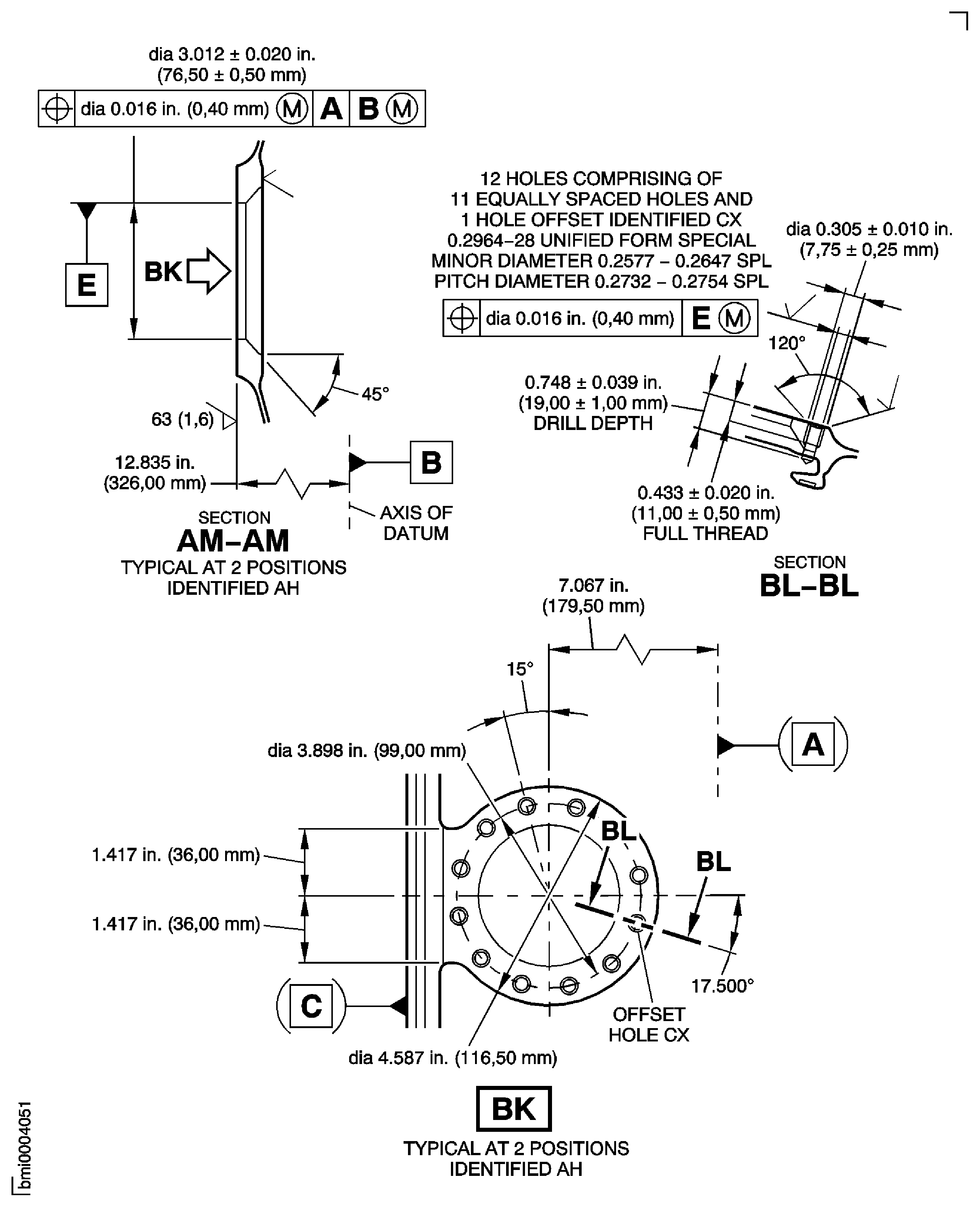 Repair Details and Dimensions Assembly A and Assembly B