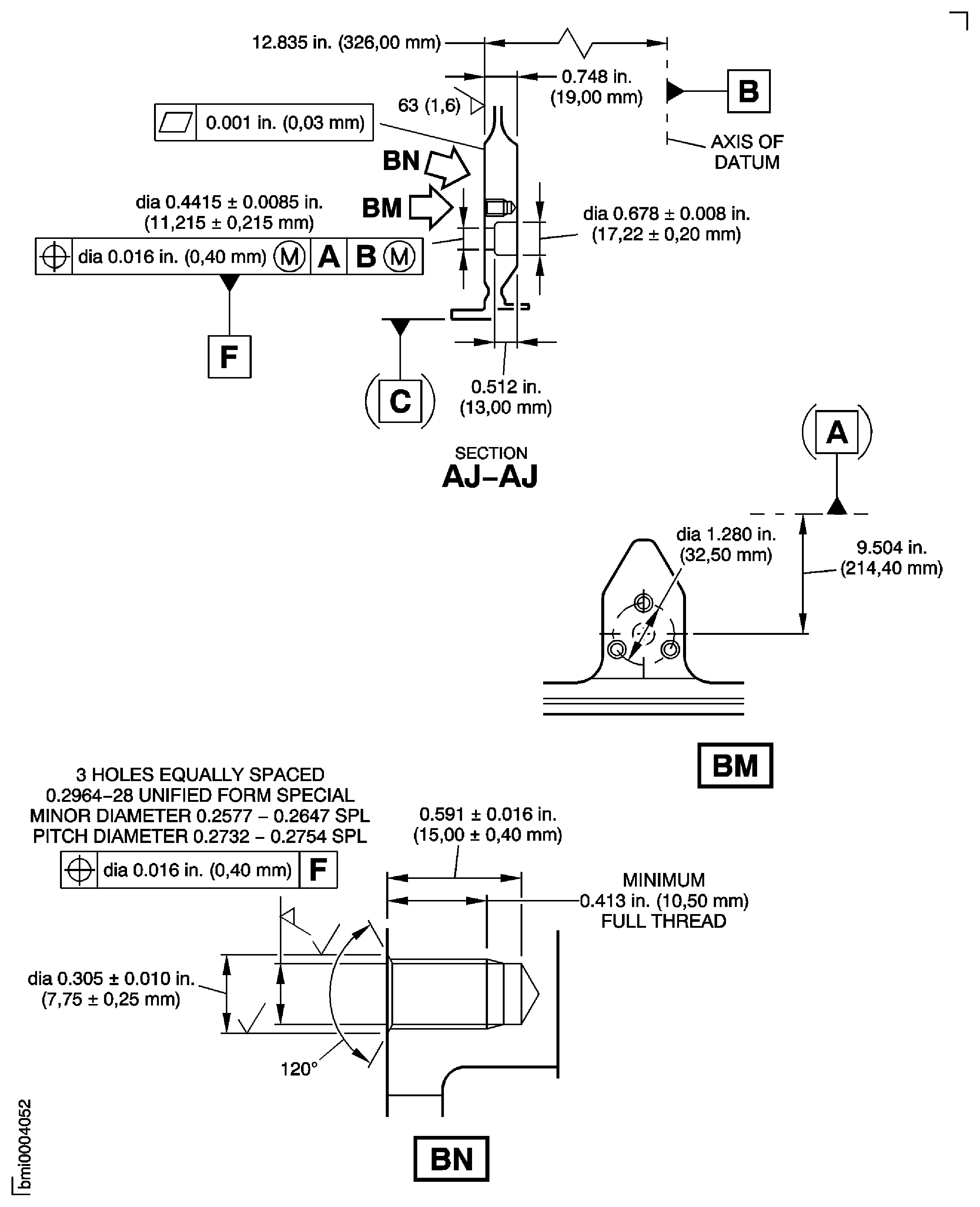 Repair Details and Dimensions Assembly A and Assembly B