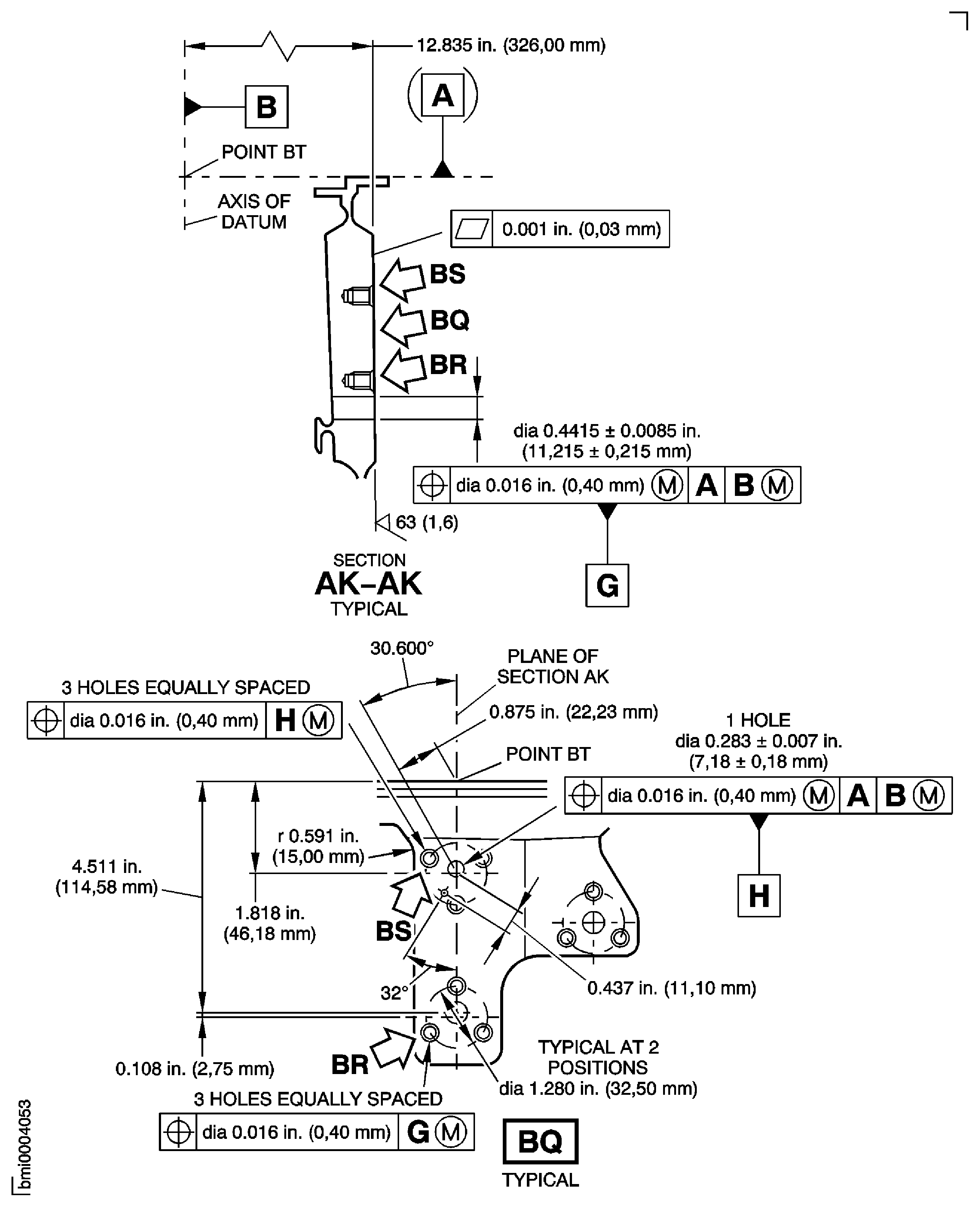 Repair Details and Dimensions Assembly A and Assembly B