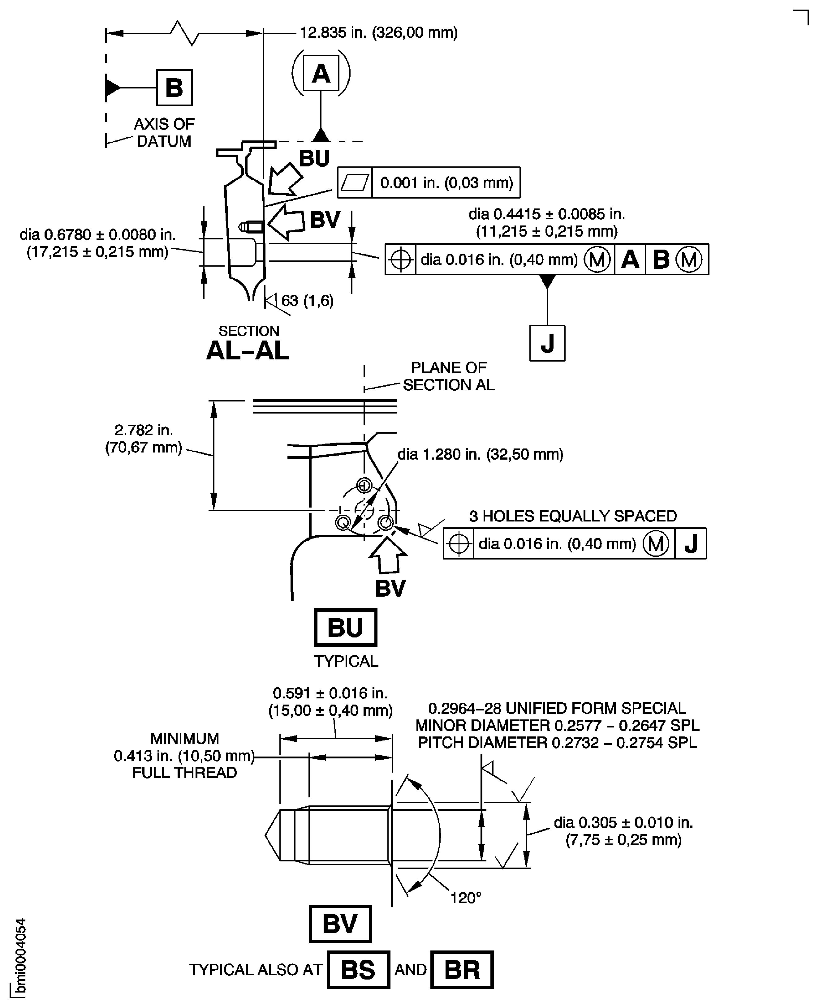 Repair Details and Dimensions Assembly A and Assembly B