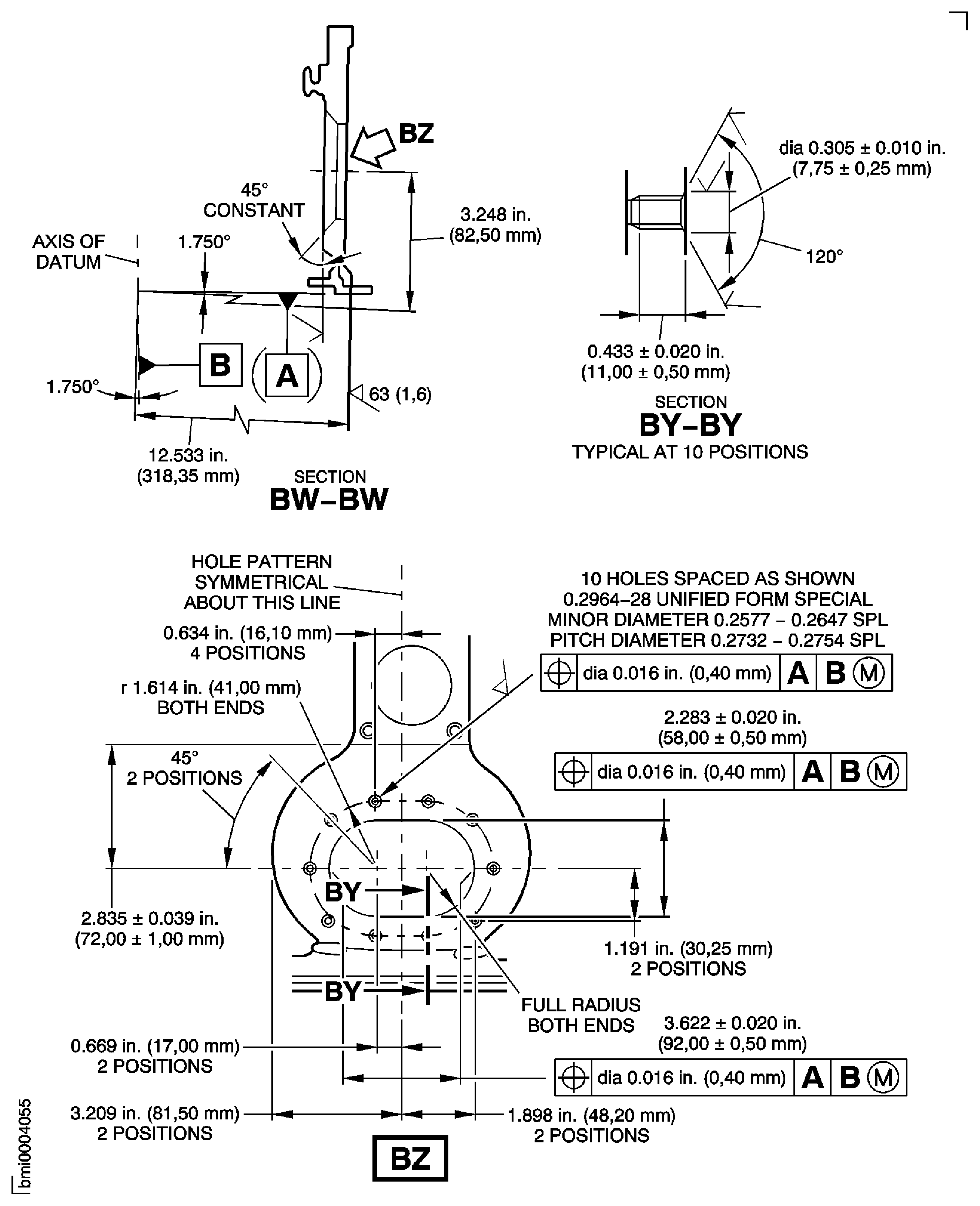 Repair Details and Dimensions - Assembly A