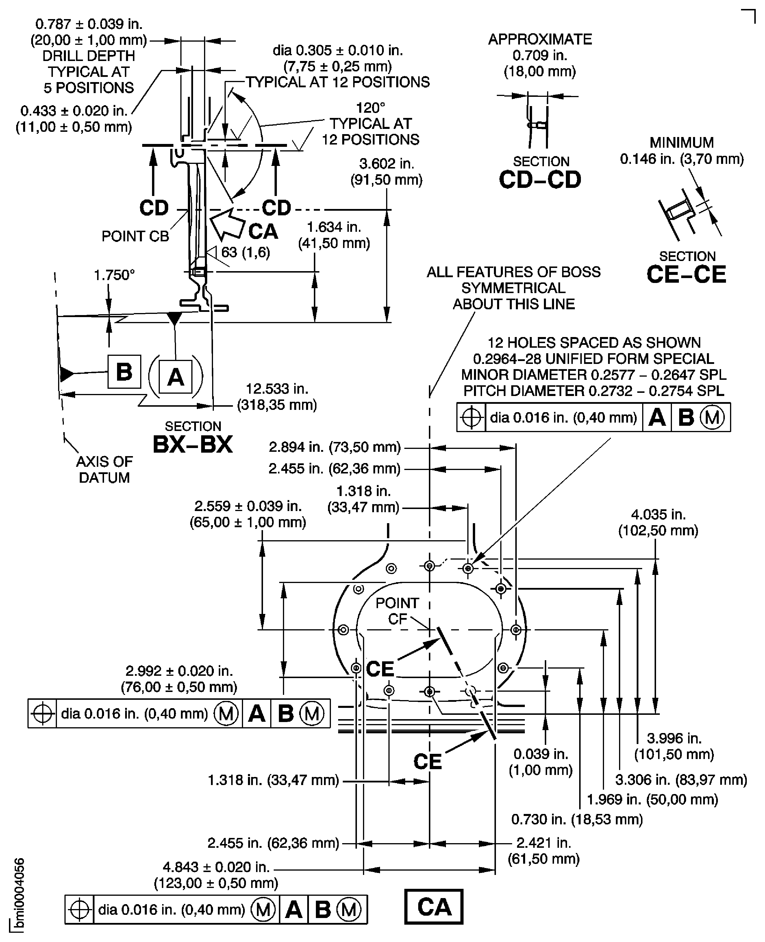 Repair Details and Dimensions Assembly A and Assembly B