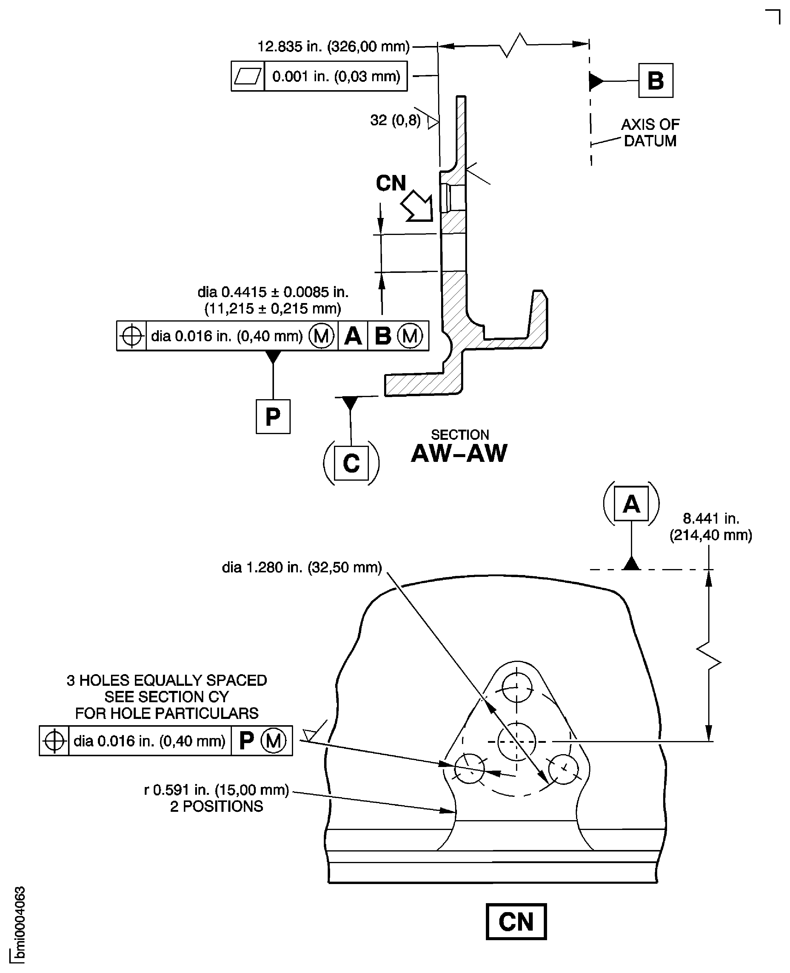 Repair Details and Dimensions Assembly C, Assembly D and Assembly E