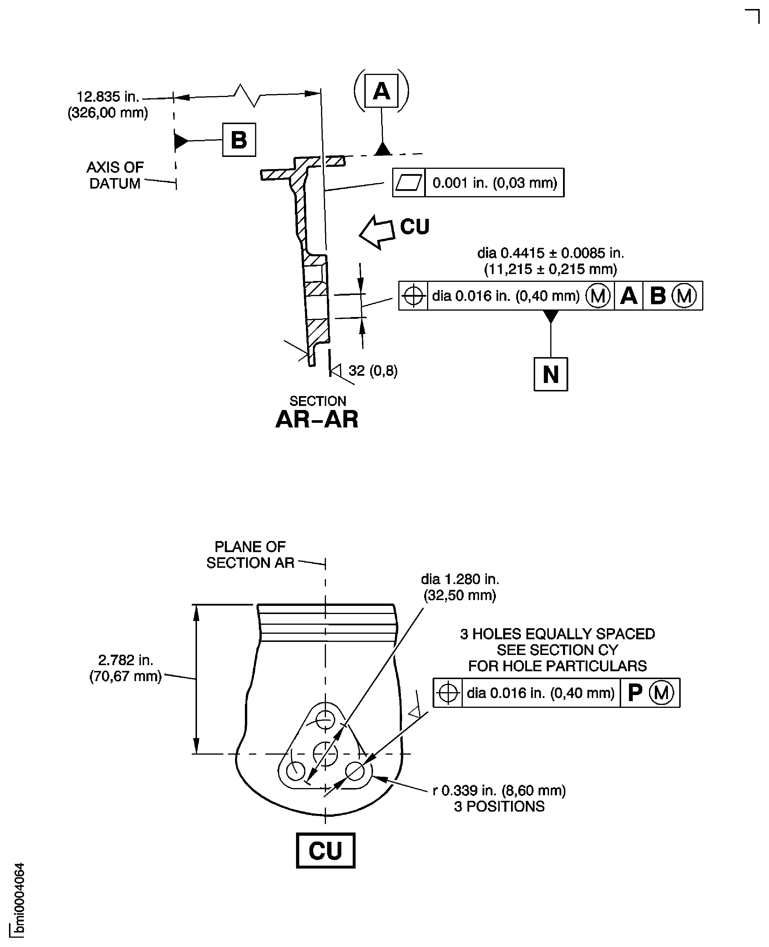 Repair Details and Dimensions Assembly C, Assembly D and Assembly E