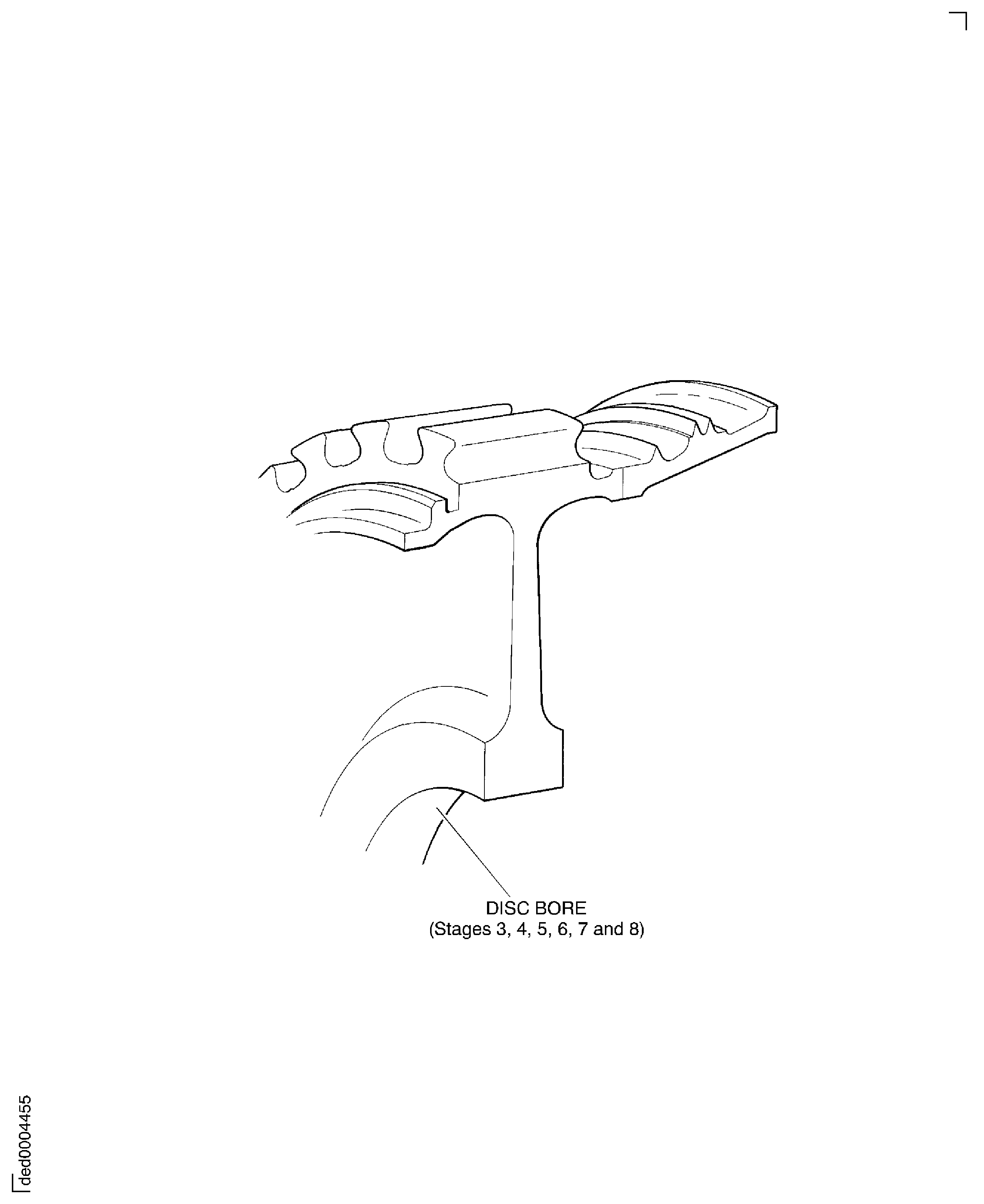 Focused Inspection - HP Compressor Stages 3 to 8 Discs