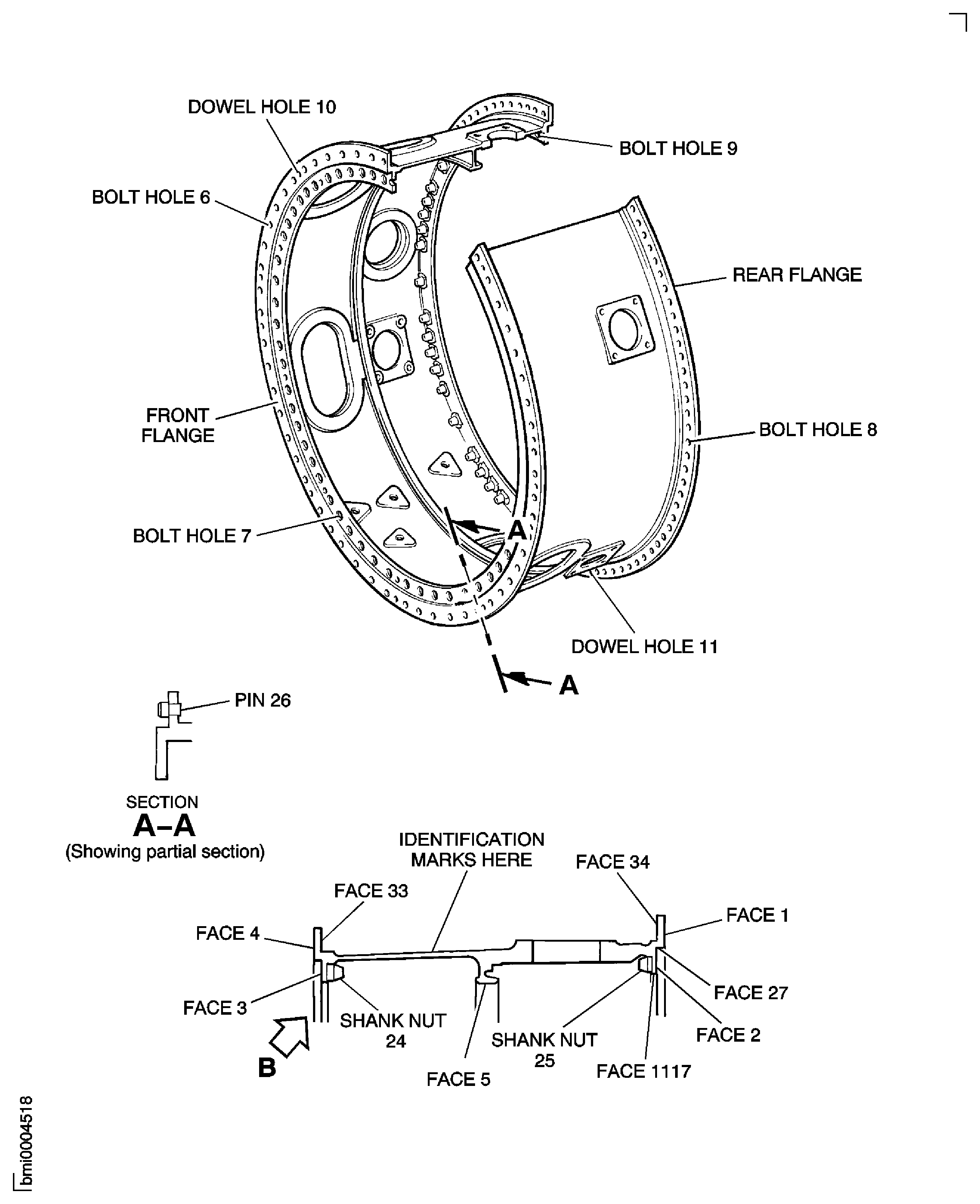 Rear Outer Case - Inspection Locations