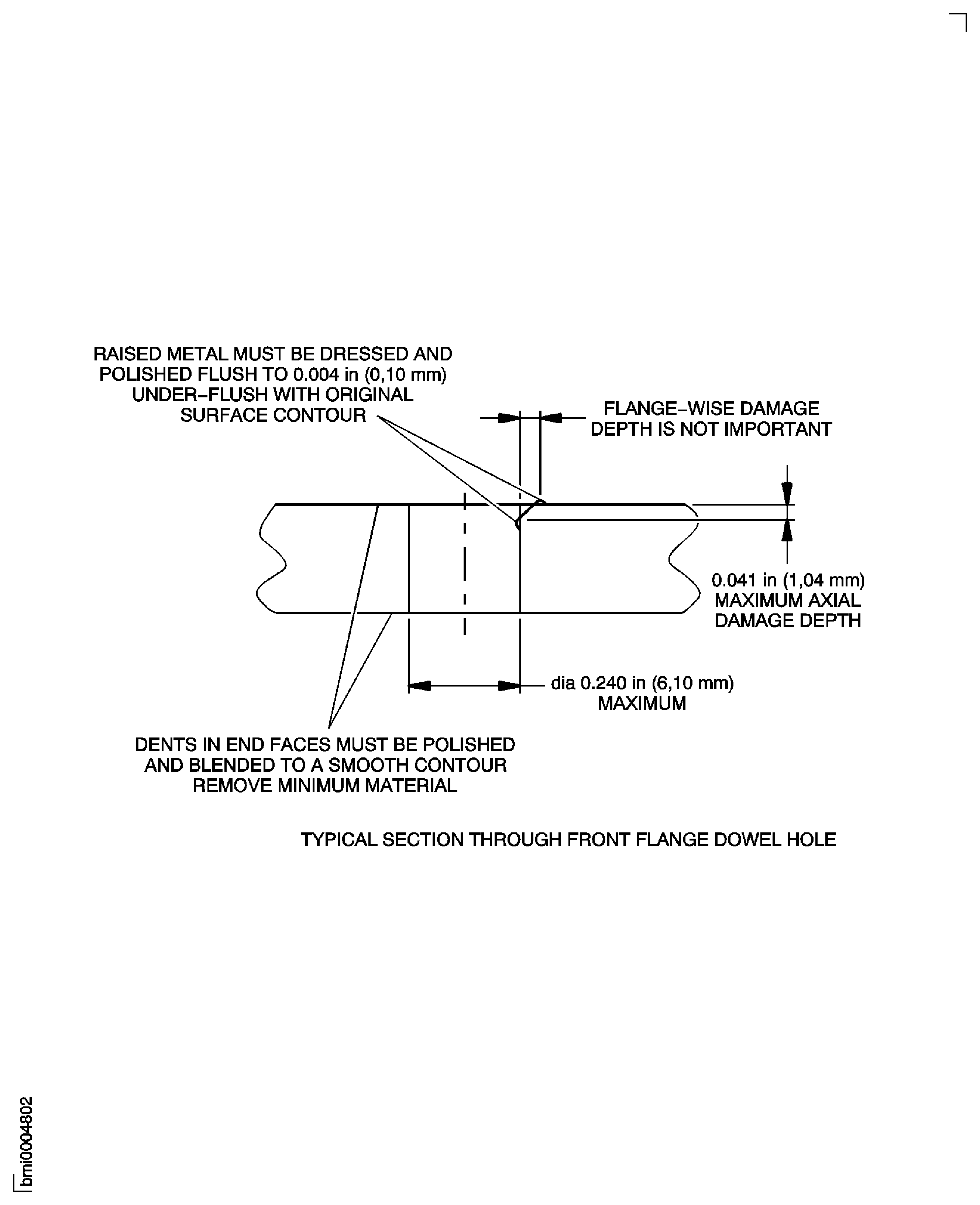 Repair Details and Dimensions