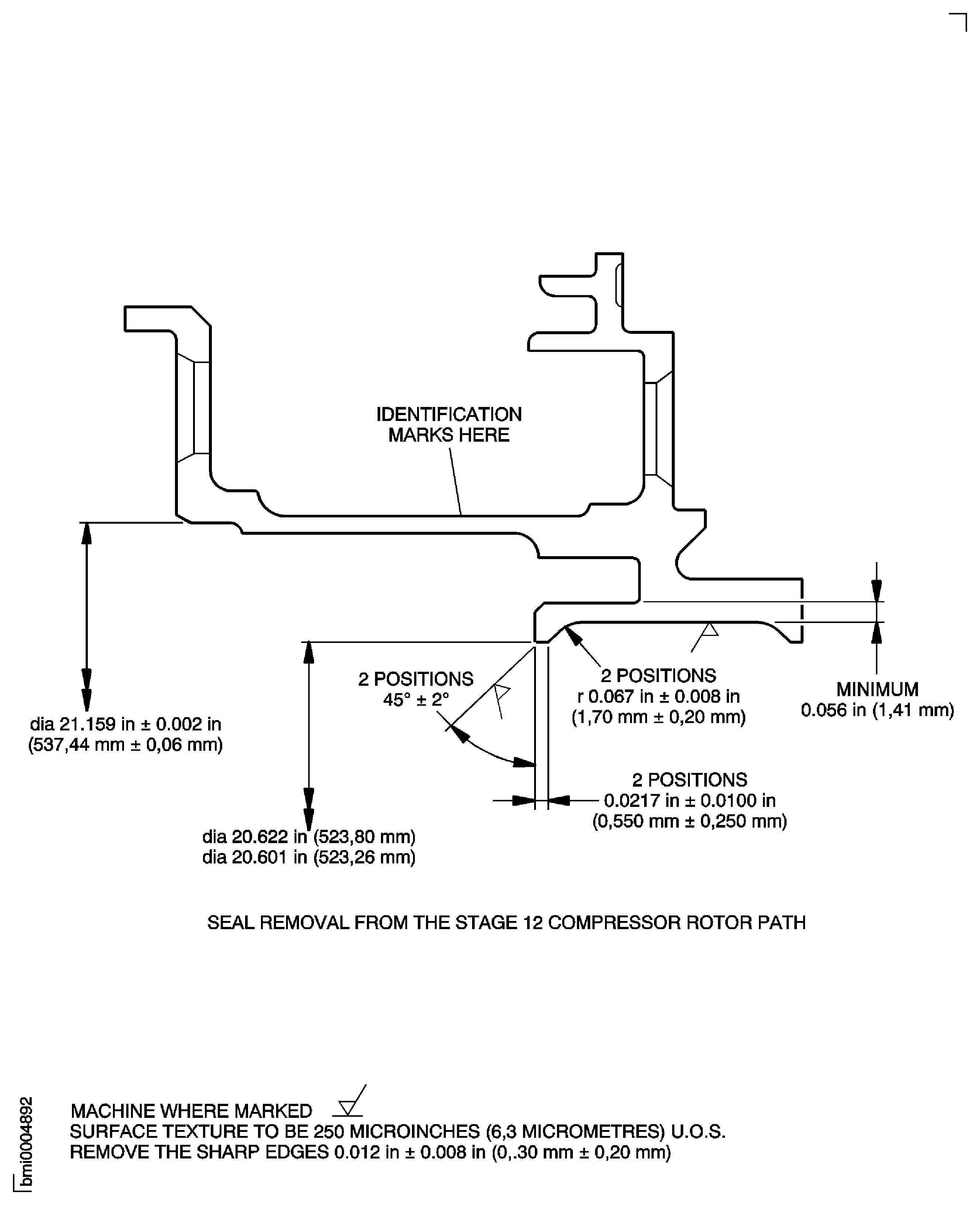 Repair Details and Dimensions - Assembly C