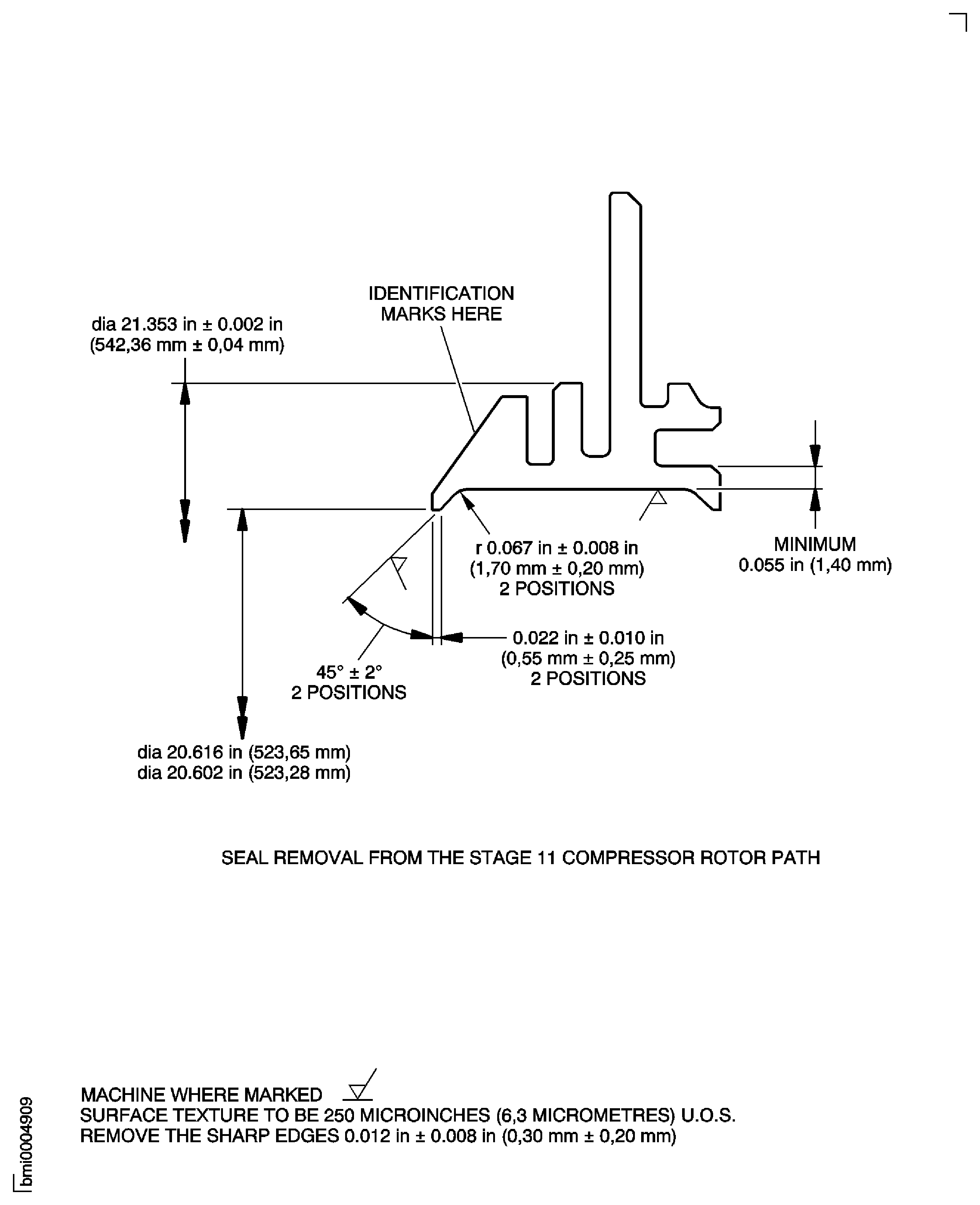 Repair Details and Dimensions - Assembly B
