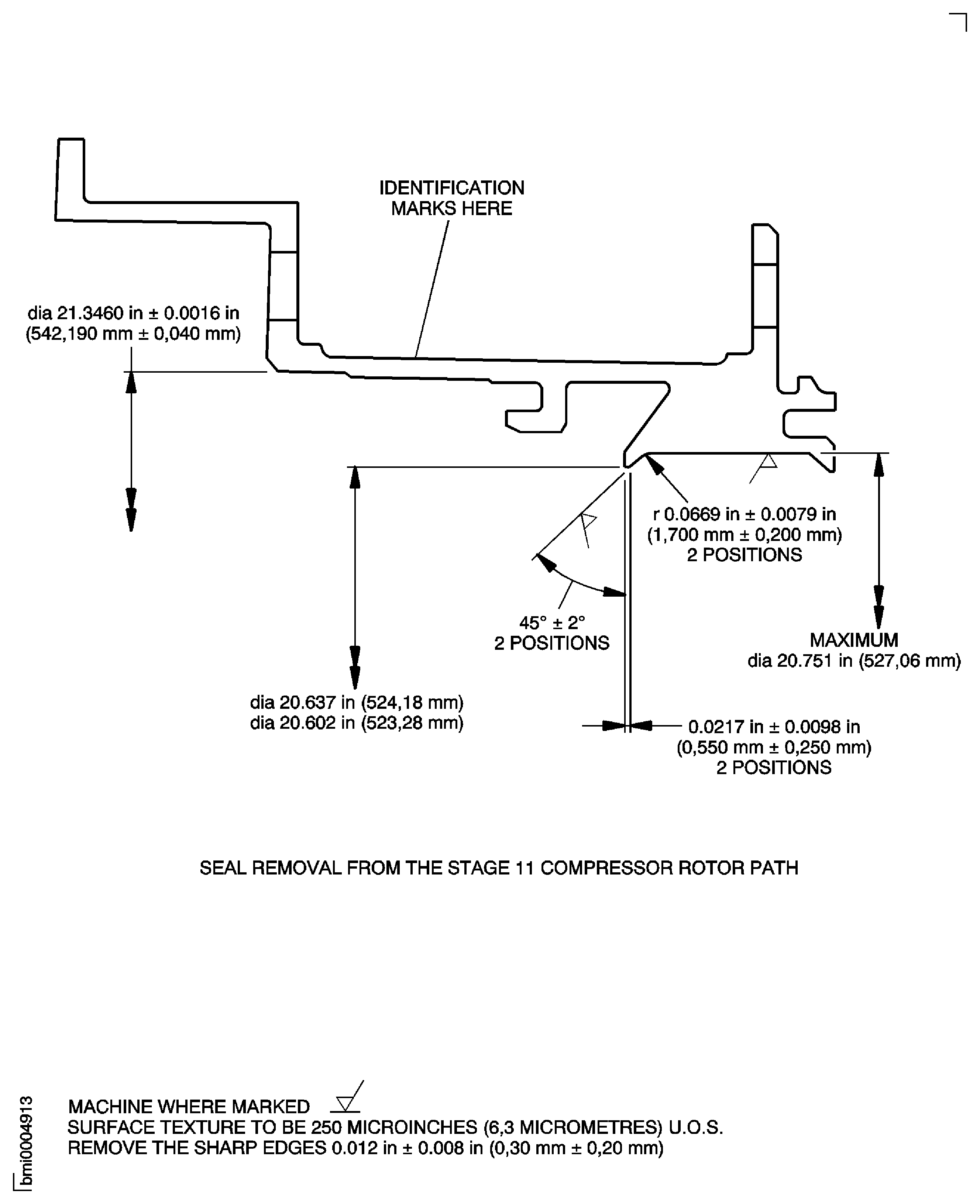 Repair Details and Dimensions - Assembly C