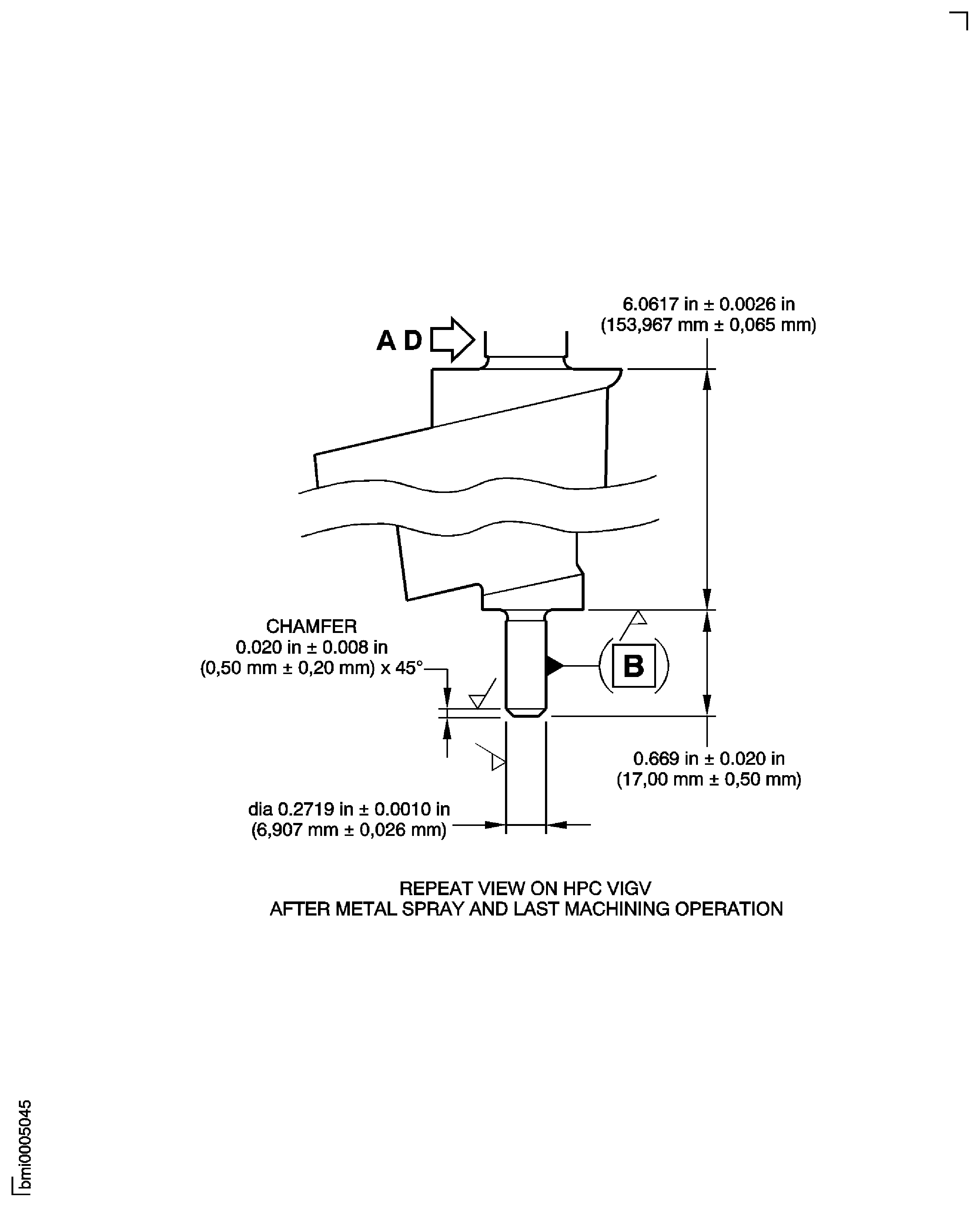 Repair Details and Dimensions - Assembly C, Assembly G, Assembly J and Assembly K