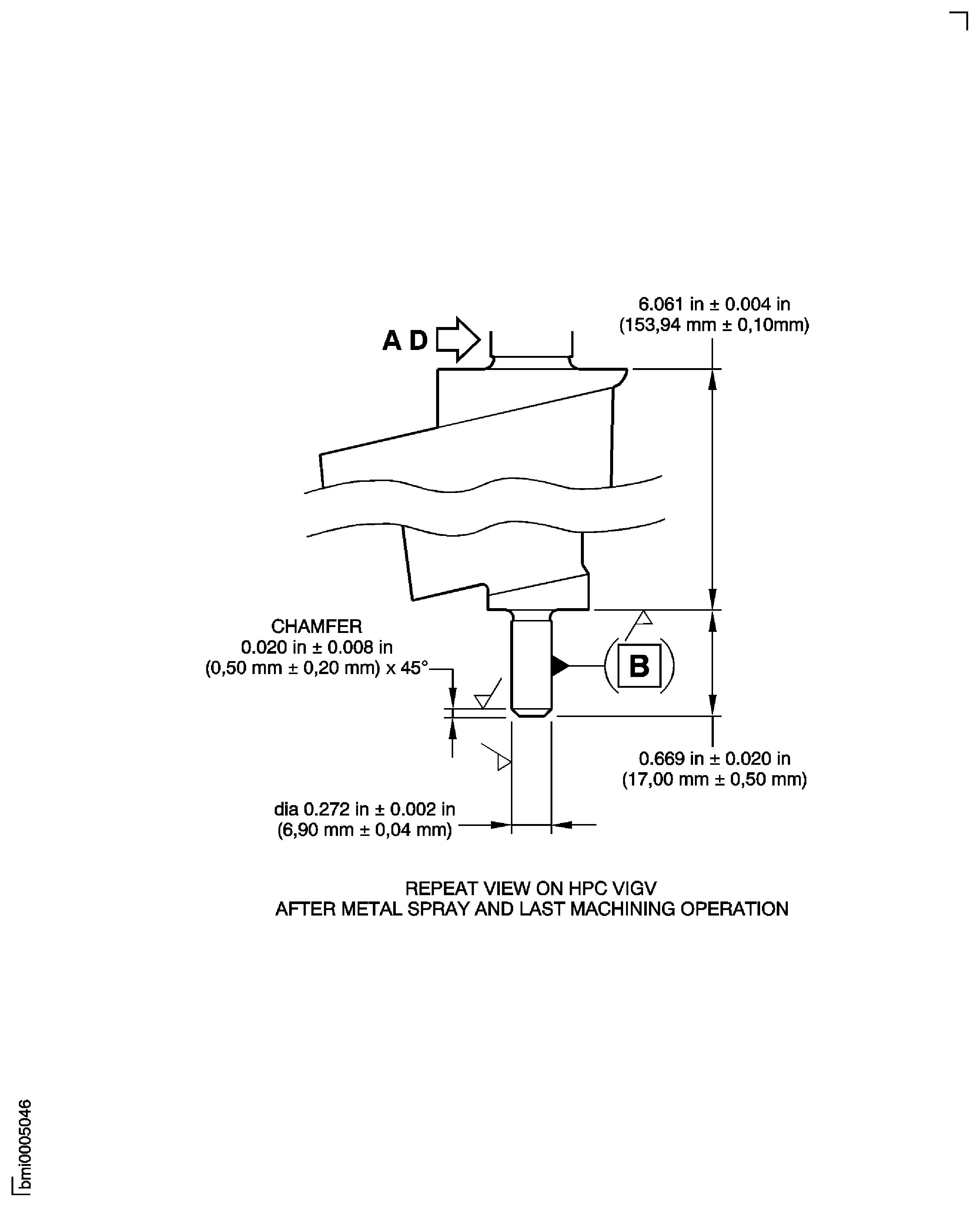 Repair Details and Dimensions - Assembly D and Assembly H