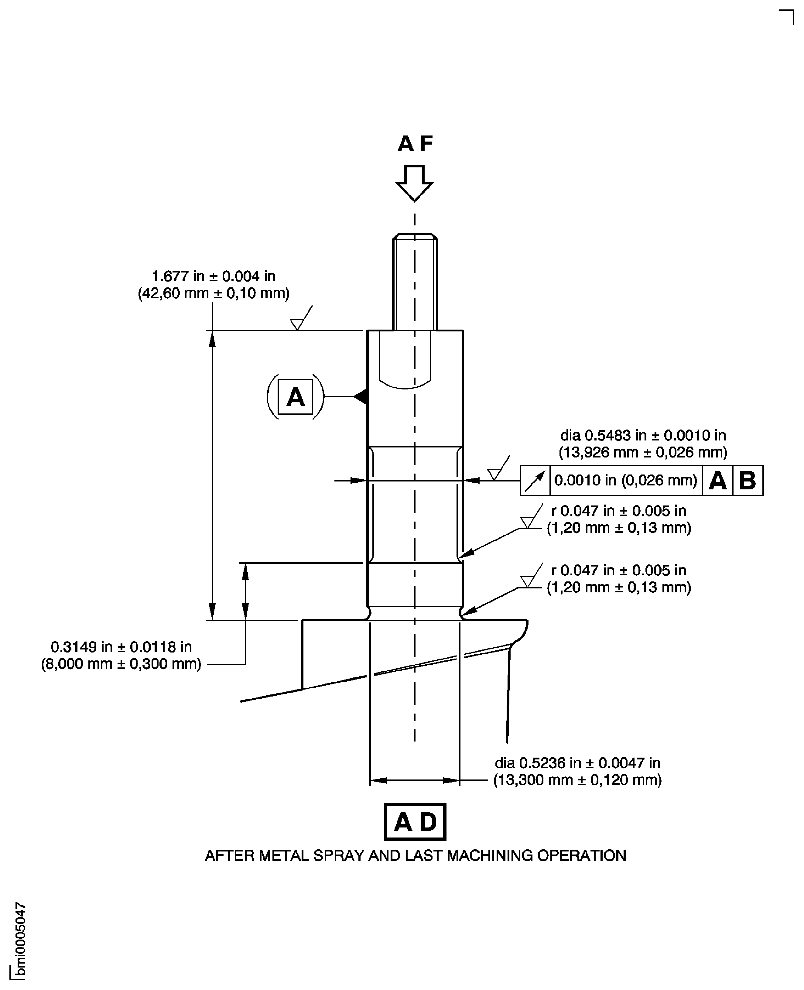 Repair Details and Dimensions - Assembly A, Assembly C and Assembly J