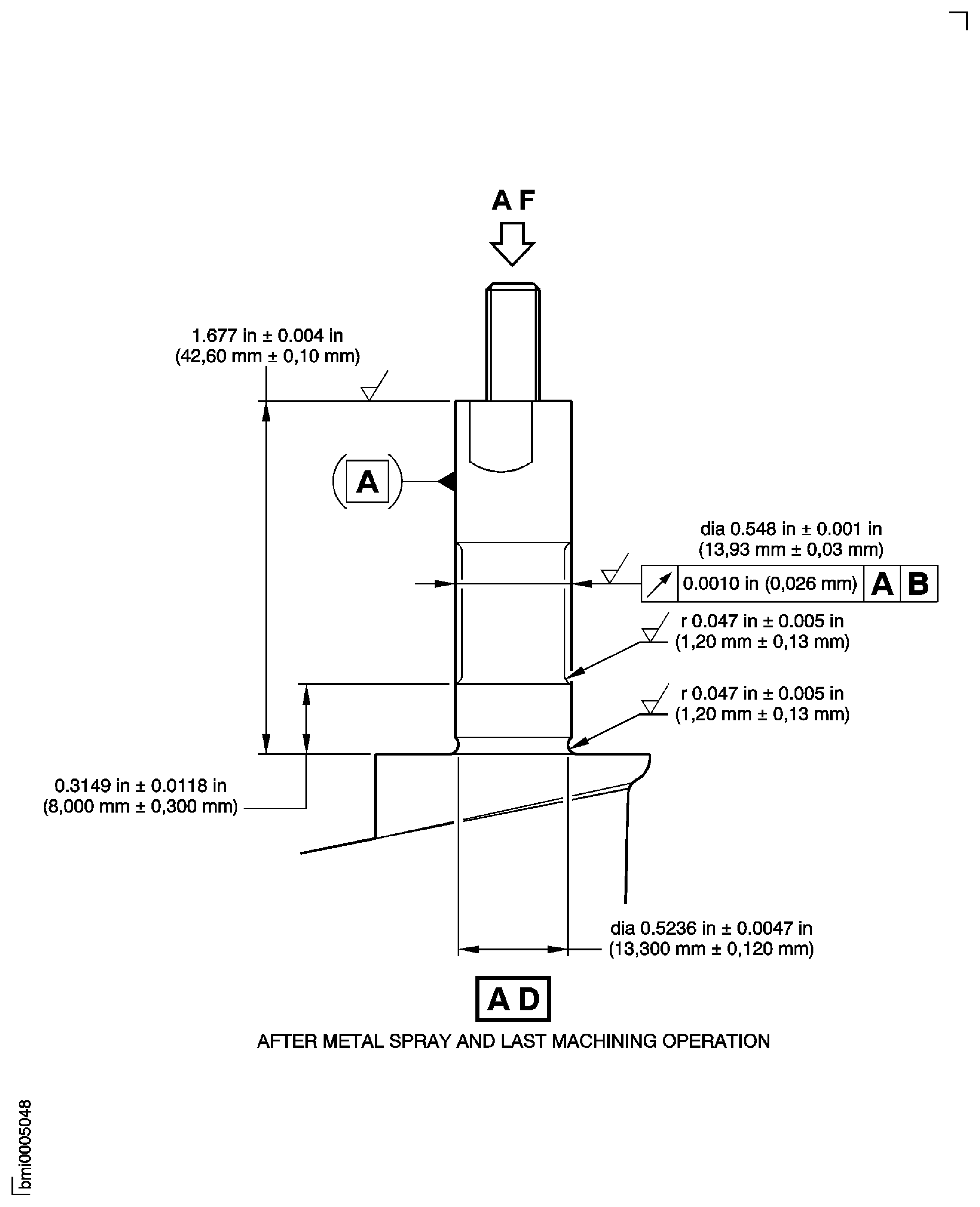 Repair Details and Dimensions - Assembly B