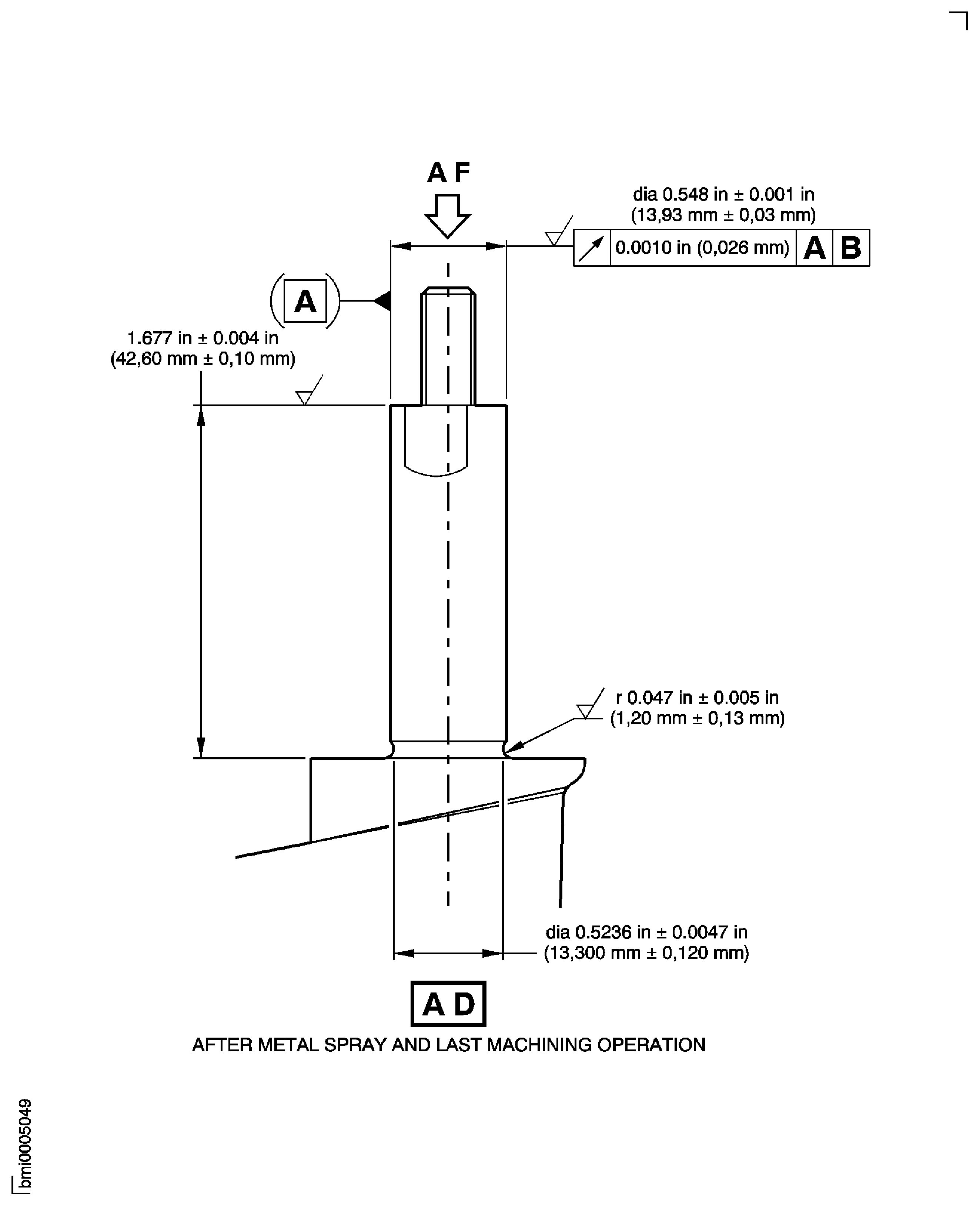 Repair Details and Dimensions - Assembly D