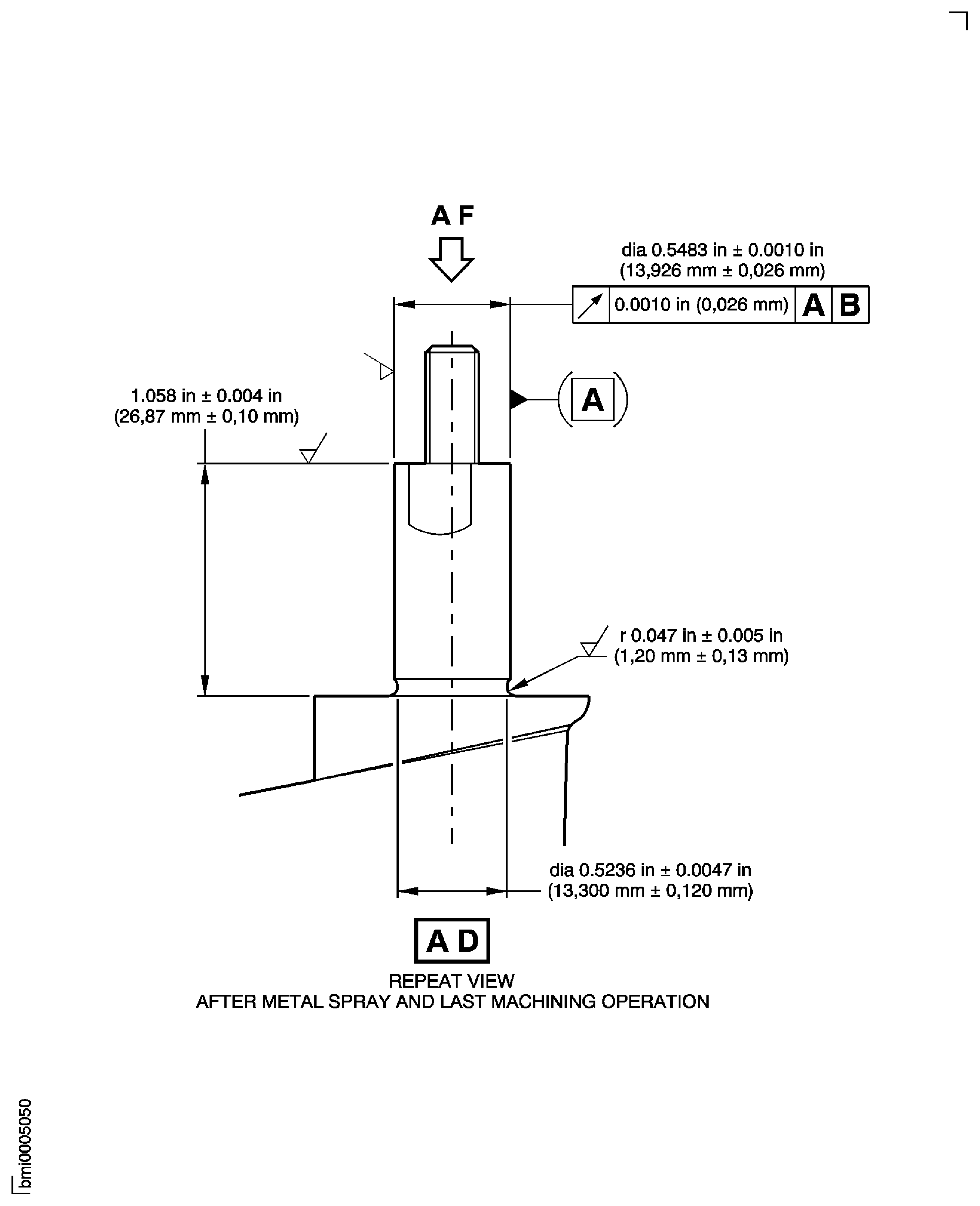 Repair Details and Dimensions - Assembly E, Assembly G and Assembly K